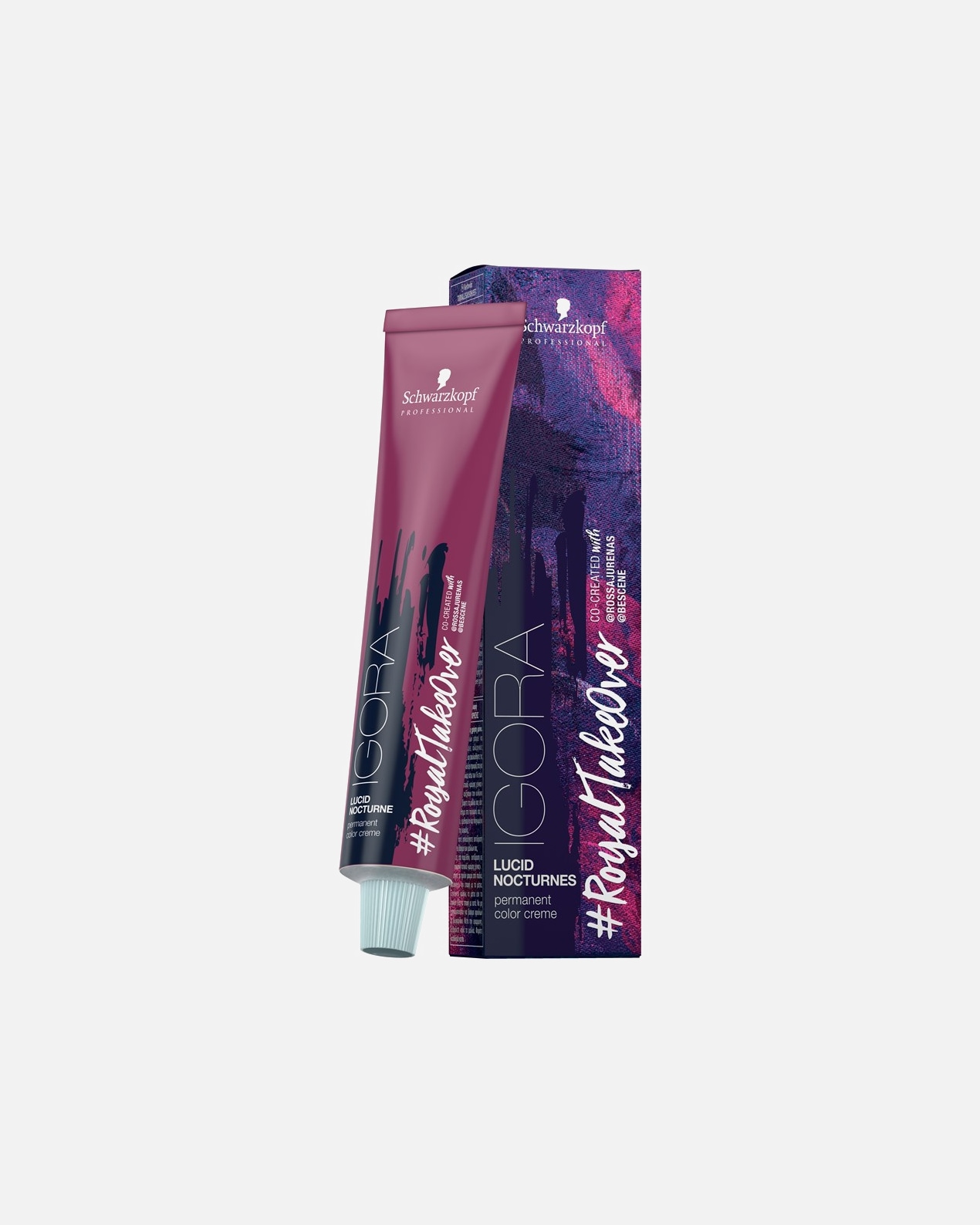 Tinta Capelli di Femmina Schwarzkopf Professional #RoyalTakeOver Crema colorante permanente Nocturne No. 6-299