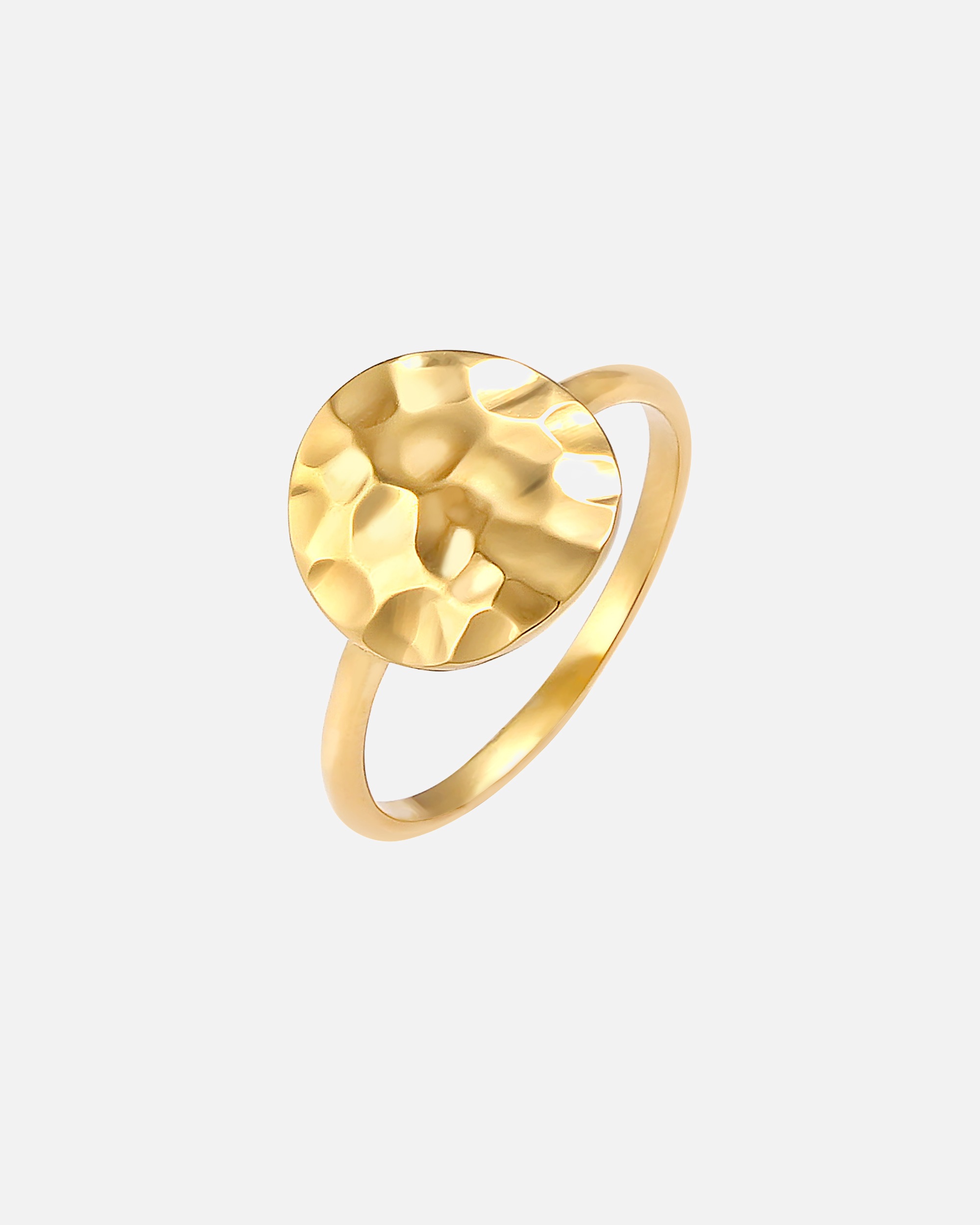 Anello di Femmina Elli ' Piastrina Hammered Trend in argento sterling 925 52