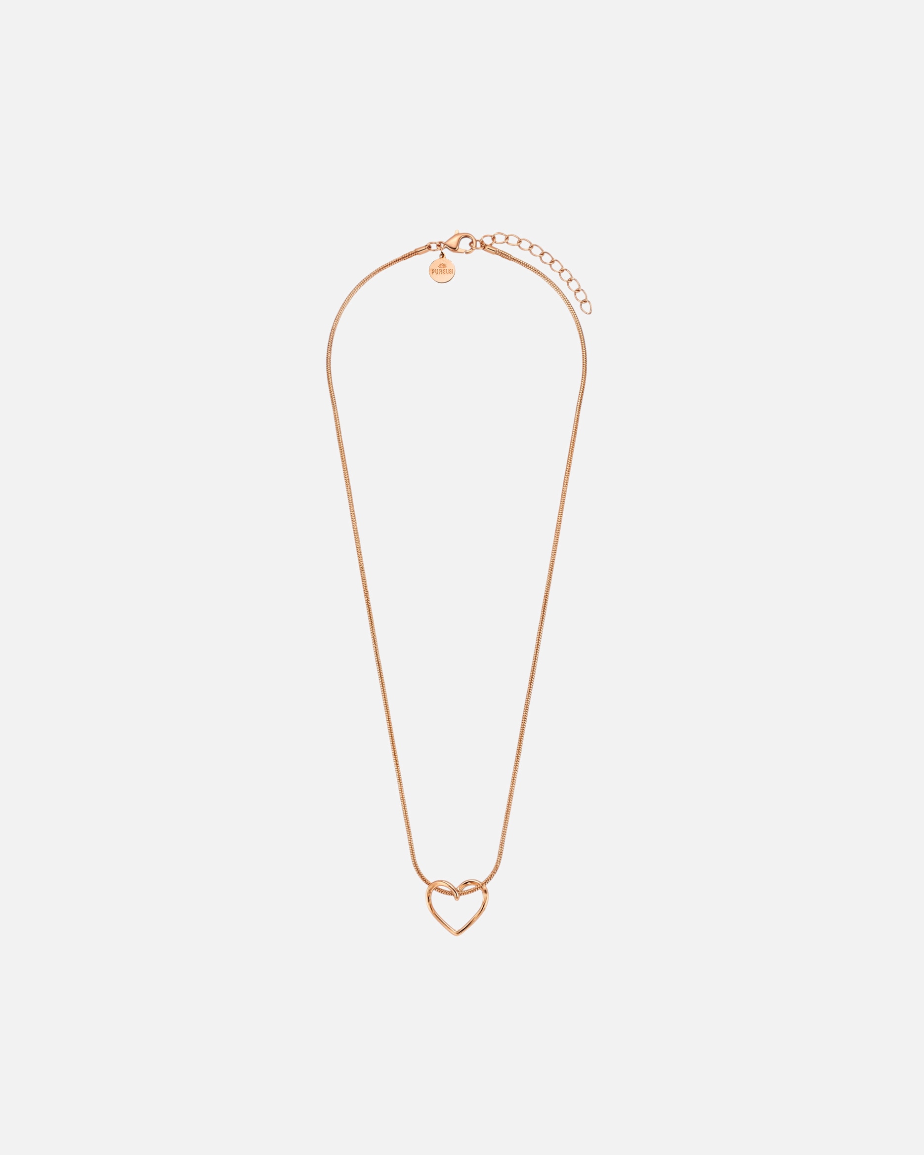 Collana di Unisex Purelei Hearts Of Love Collana 100% acciaio inossidabile Oro rosa