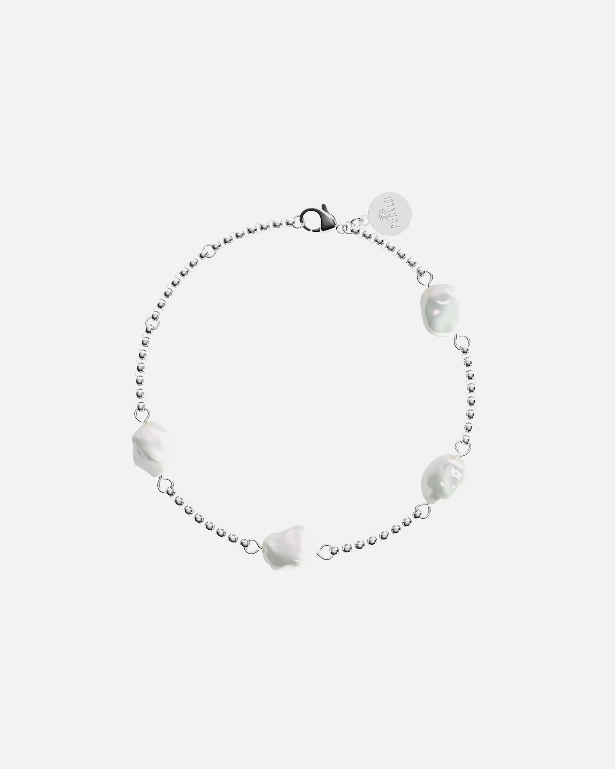 Braccialetto di Femmina Purelei Malahi Bracciale 100% acciaio inossidabile Argento