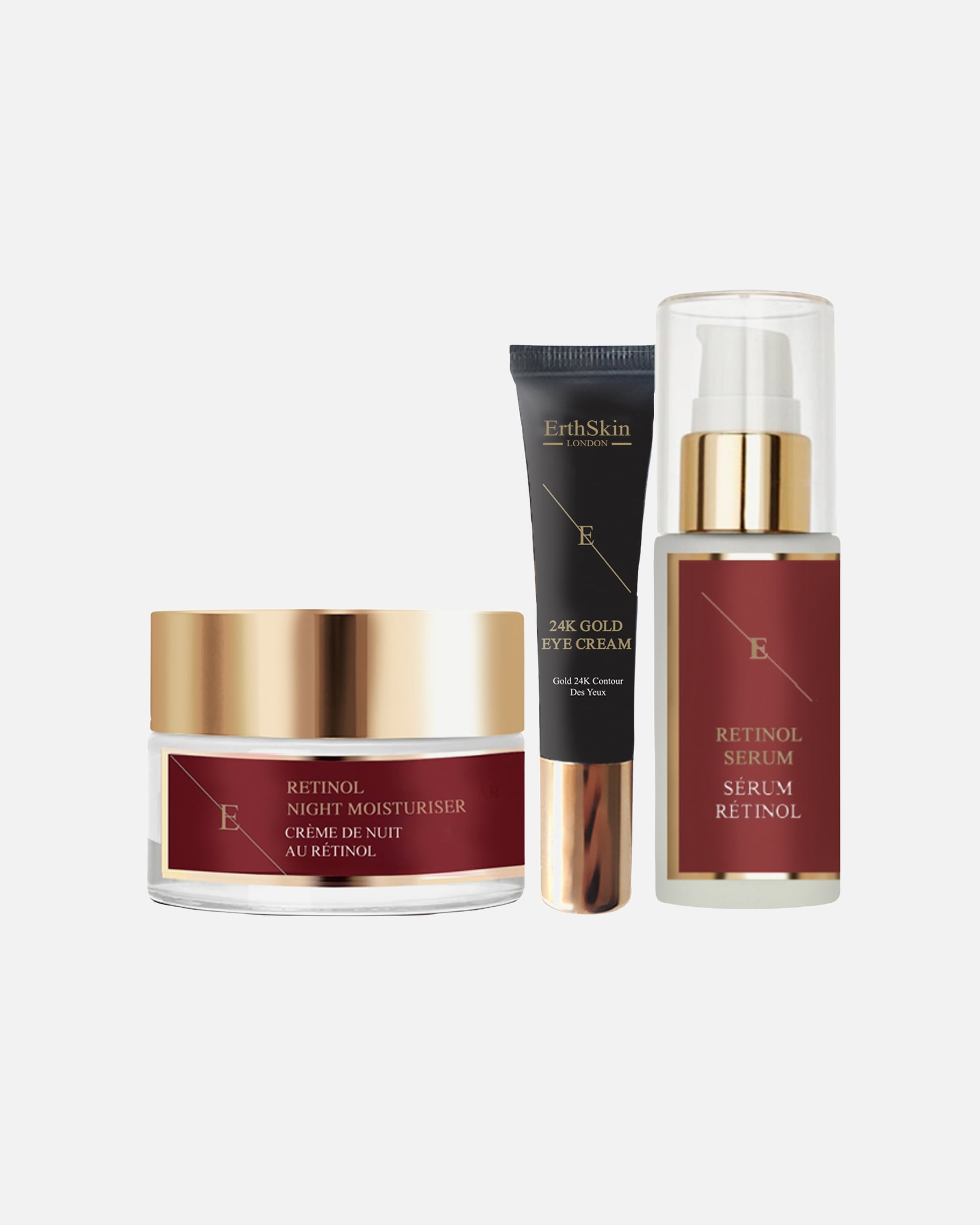 Set cura del viso di Femmina Pro Retinol Gold Augenset 1 pezzo