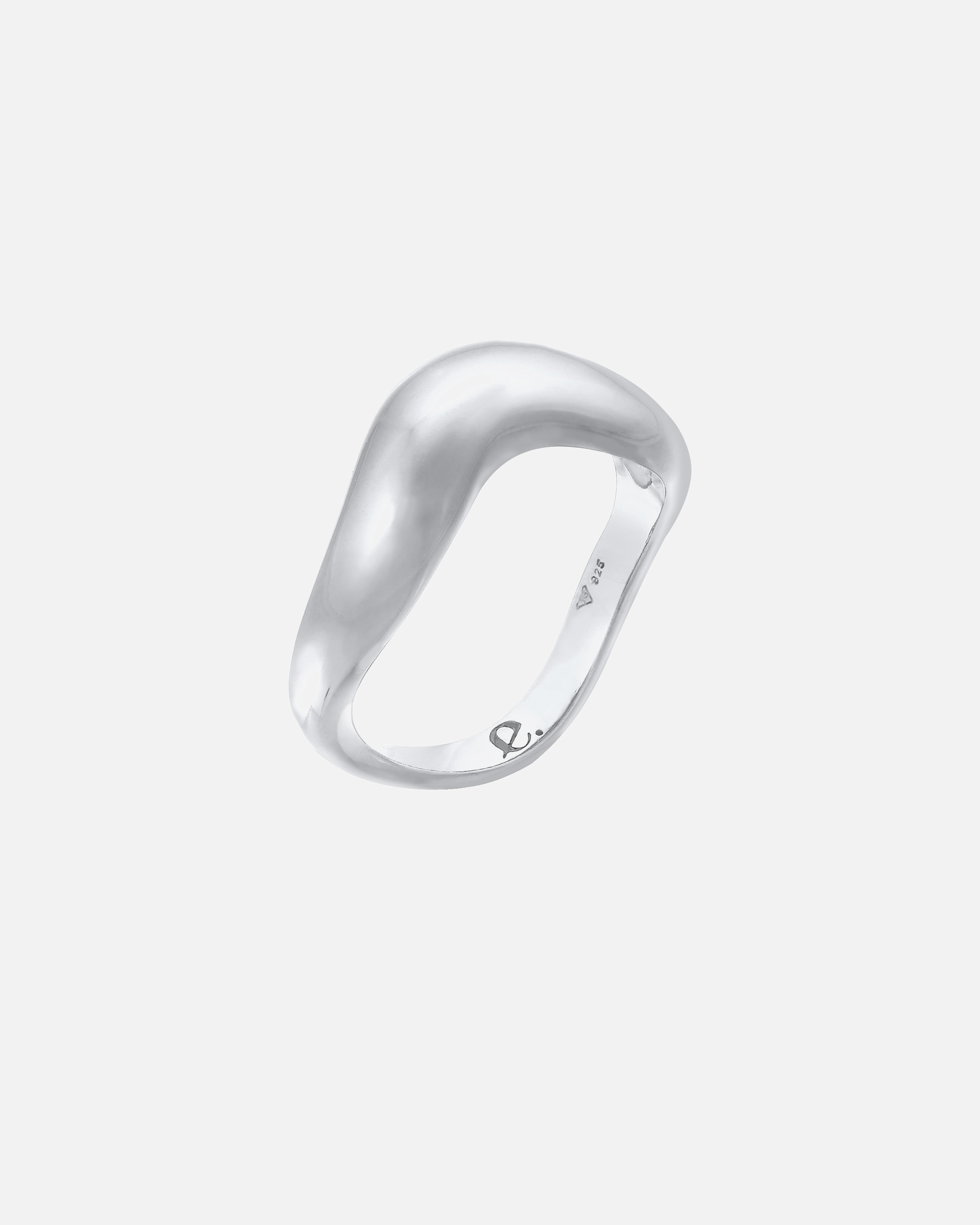 Anello di Femmina Elli PREMIUM Anello sigillo a cuore colorato con smalto in argento 925 52