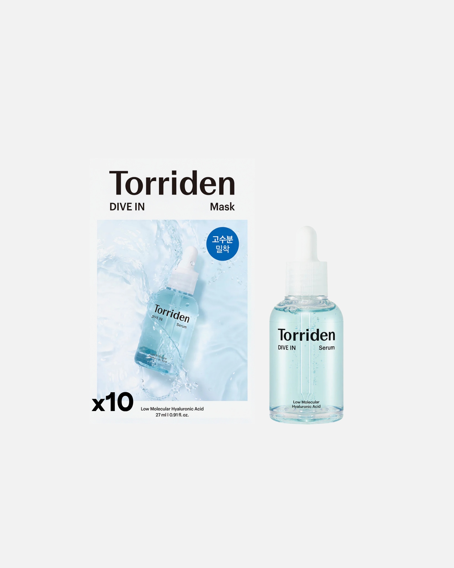 Set cura del viso di Unisex Torriden Deep Hydration Duo 1 pezzo