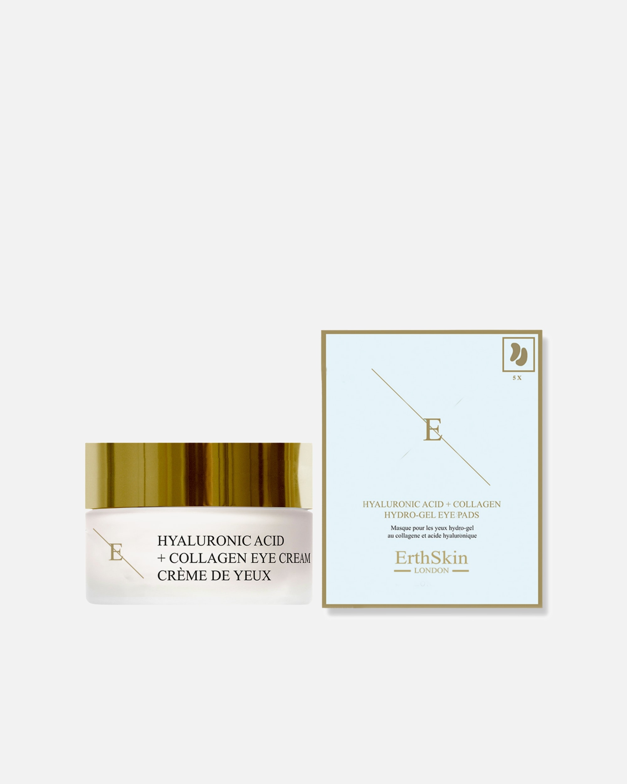 Kit cura occhi di Femmina ErthSkin London Set contorno occhi Pro Age + Hydrogel 1 pezzo