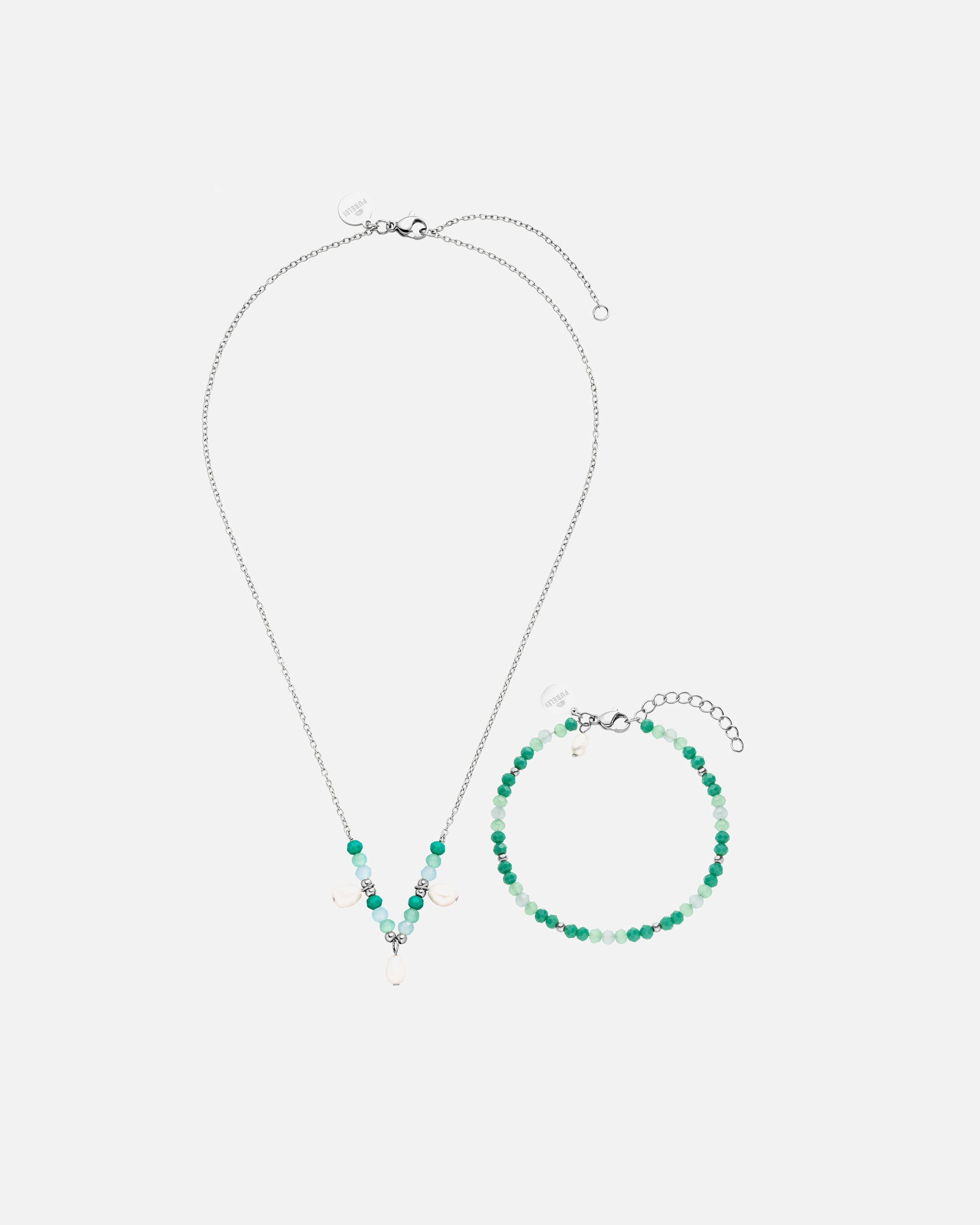Purelei® Summer Breeze Bracciale da donna - Perle di conchiglia e Purelei® Summer Breeze Bracciale da donna - Perle di conchiglia e