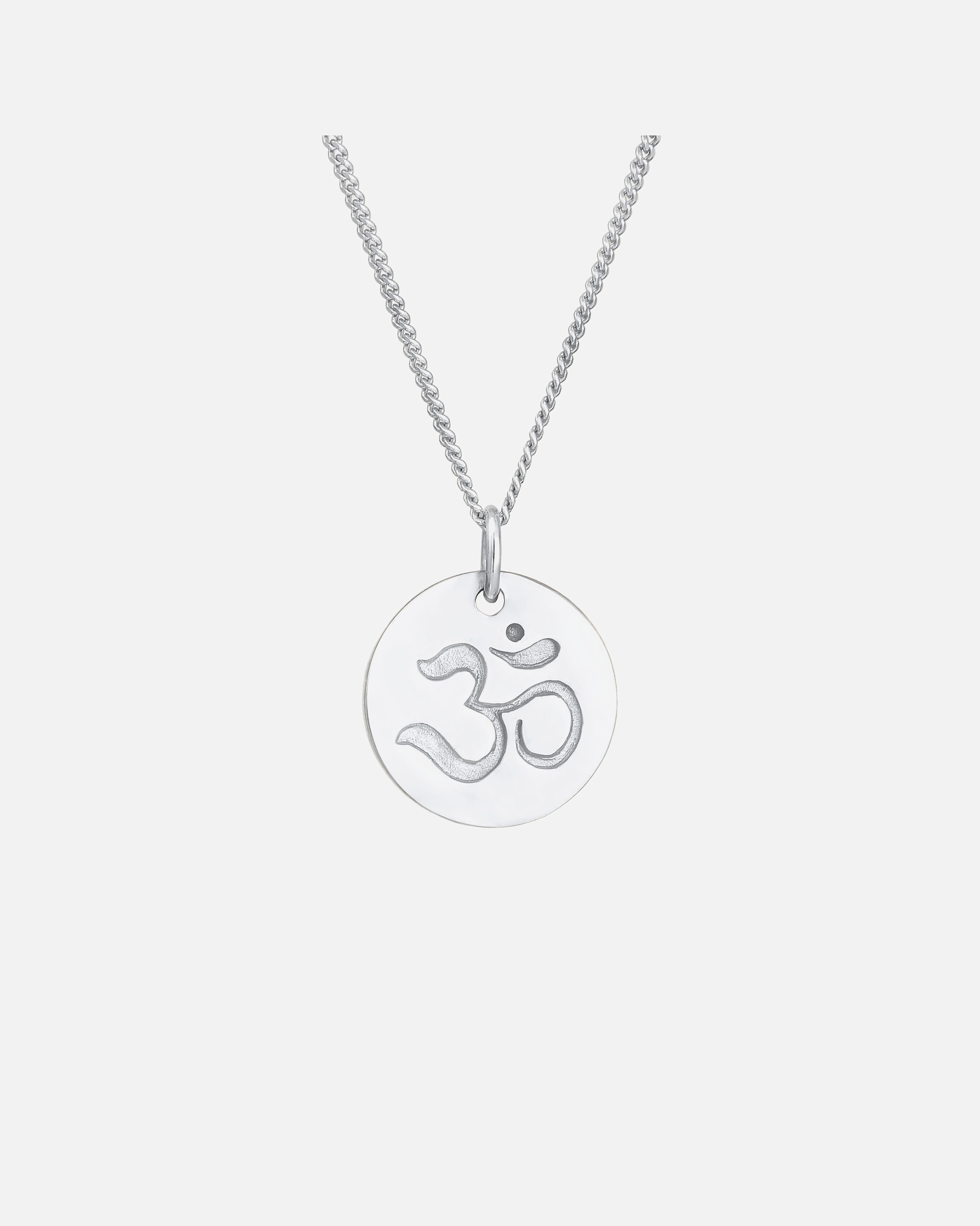 Collana di Femmina Elli Ciondolo piastra Mantra simbolo in 925 Sterling Silver silberfarben