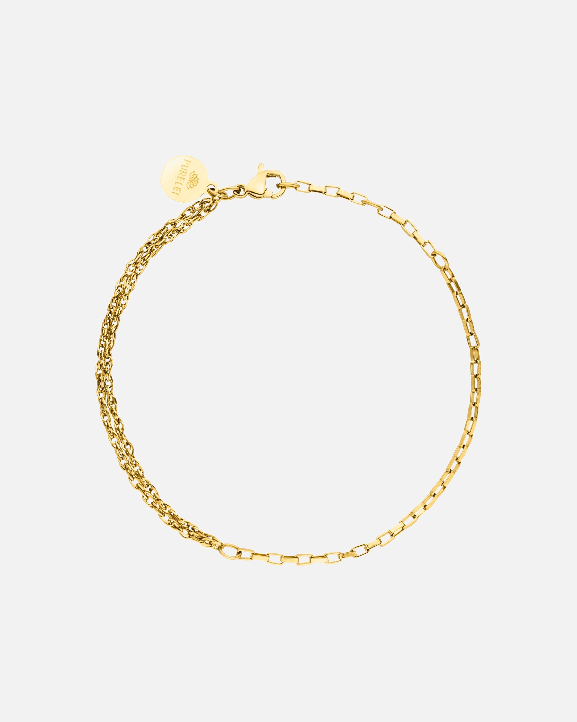 Braccialetto di Femmina Purelei Kumu O Mix Bracciale 100% acciaio inossidabile Oro