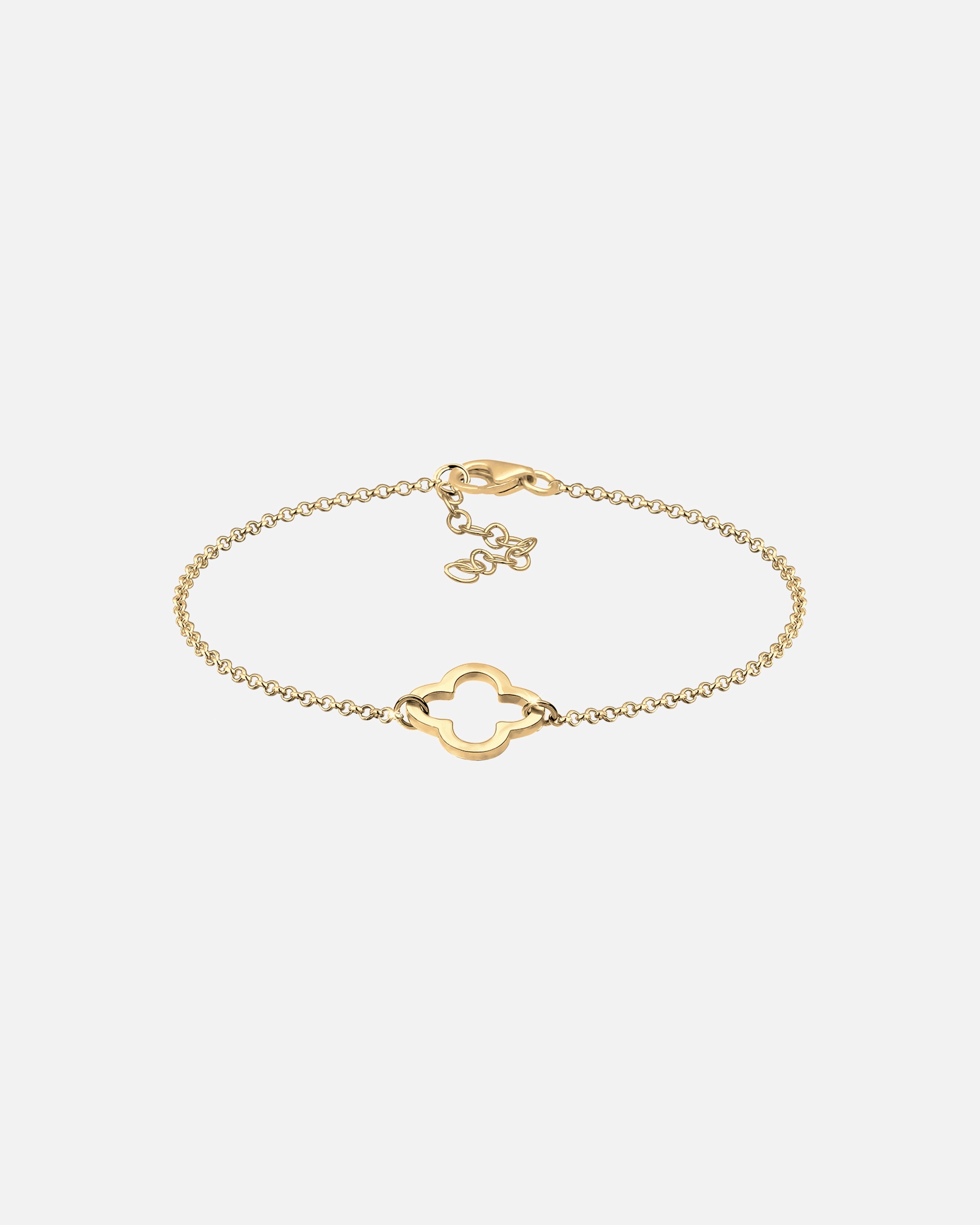 Braccialetto di Femmina Elli Simbolo di taglio a quadrifoglio in Argento Sterling 925 19