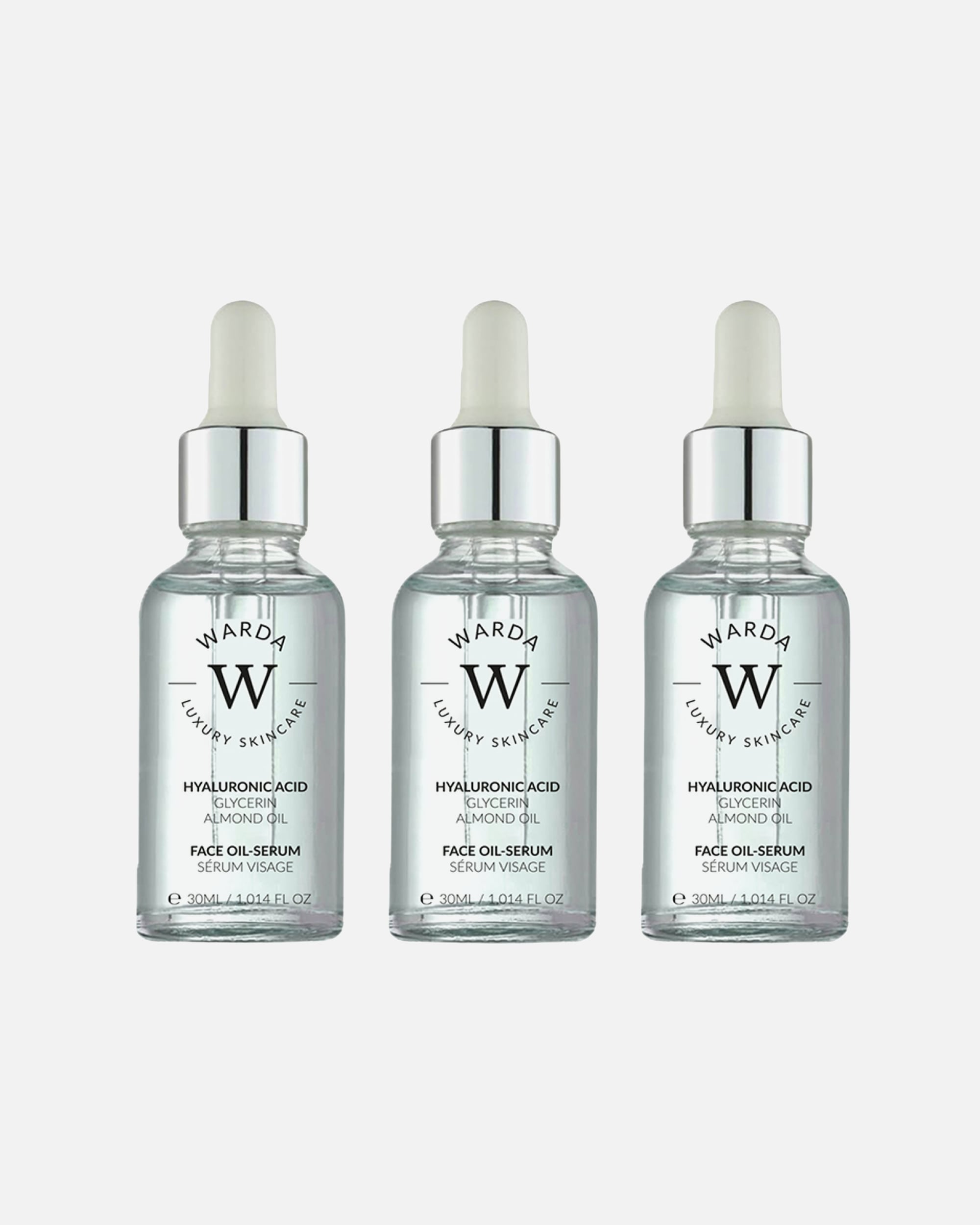 Siero Acido Ialuronico di Femmina WARDA LUXURY SKINCARE Trio di sieri all'acido ialuronico 1 pezzo