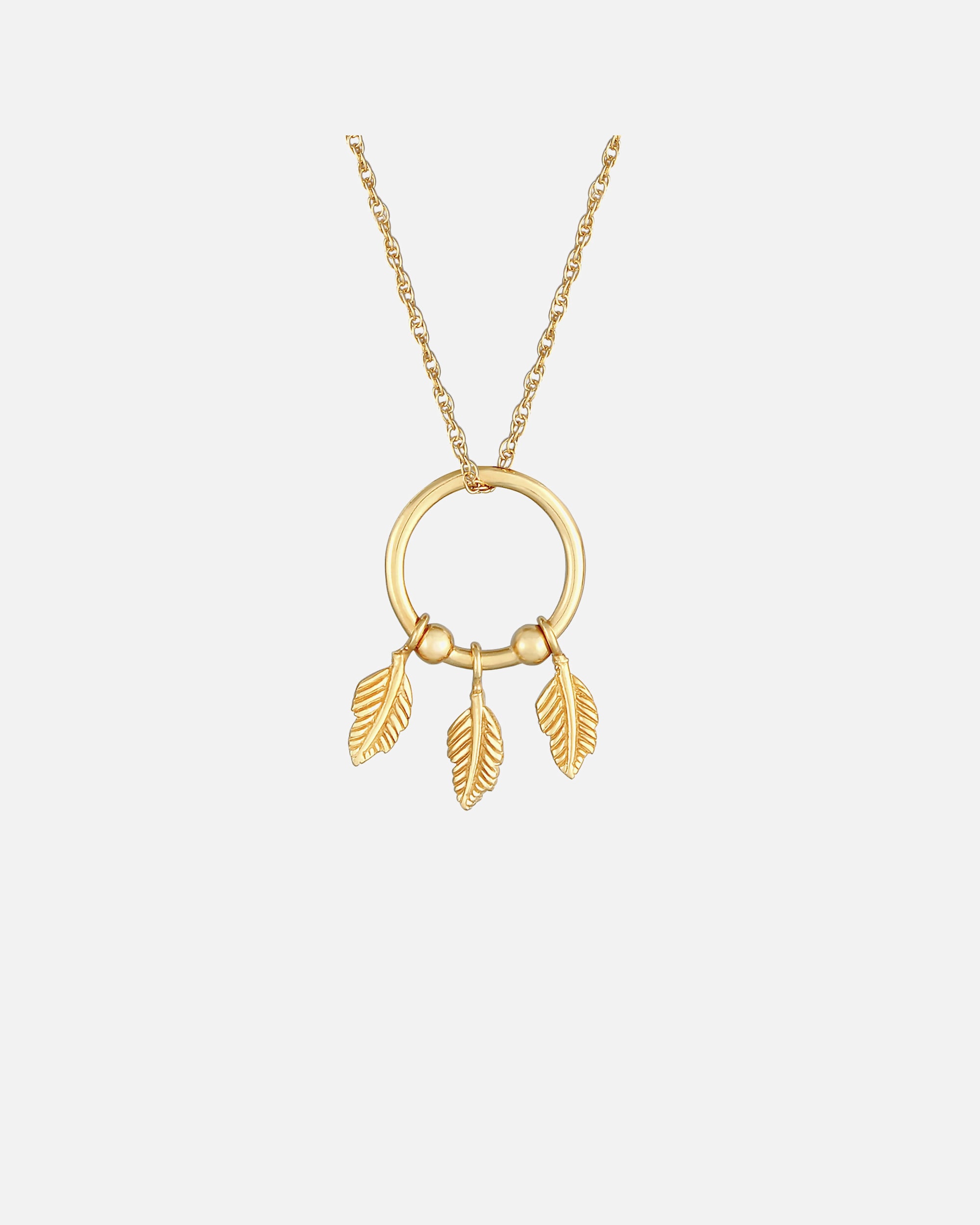 Collana di Femmina Elli Ciondolo Piuma Boho Hippie Tendenza Estate in argento sterling 925 goldfarben