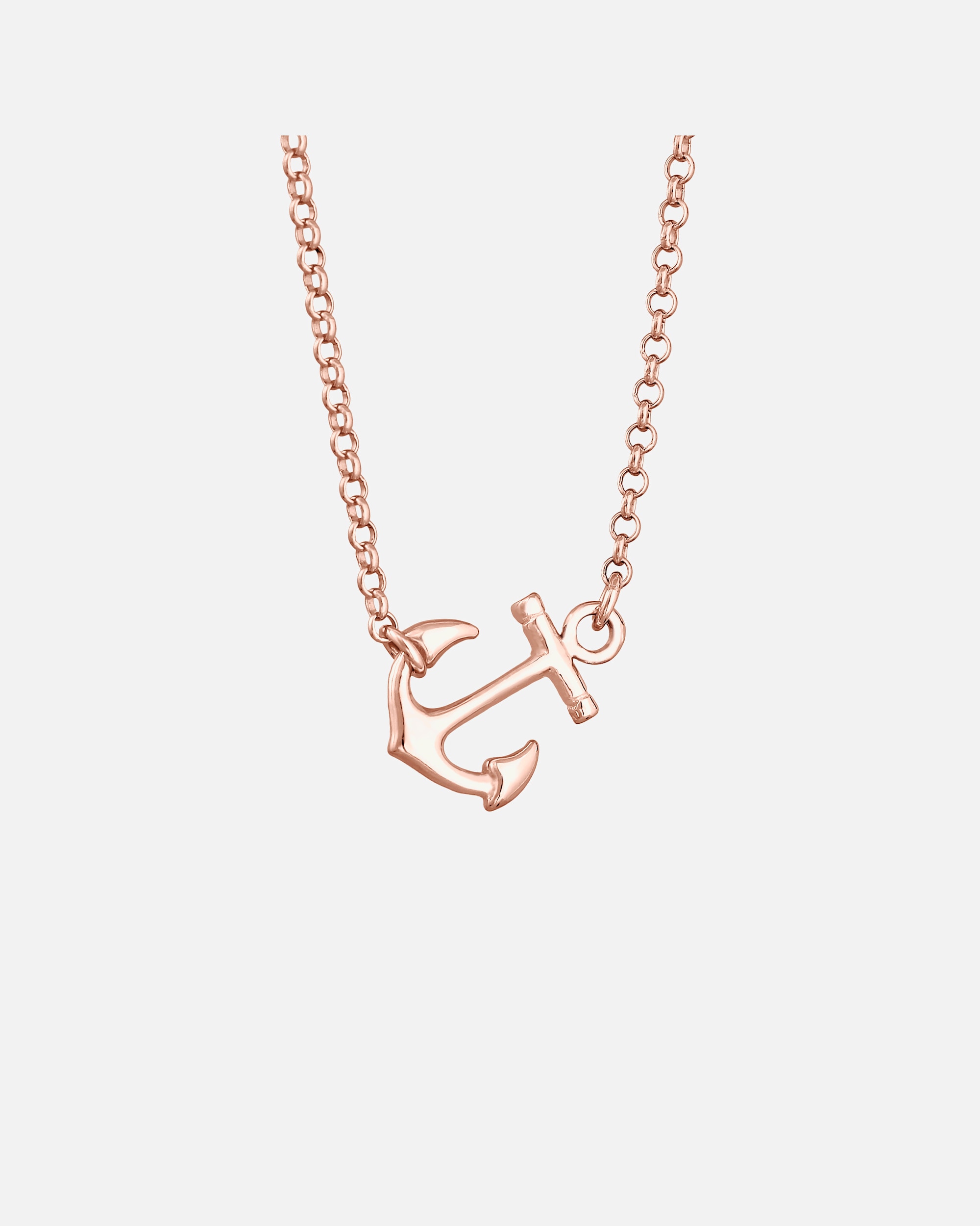 Collana di Femmina Elli Ciondolo Ancora Marittima in Argento Sterling 925 55