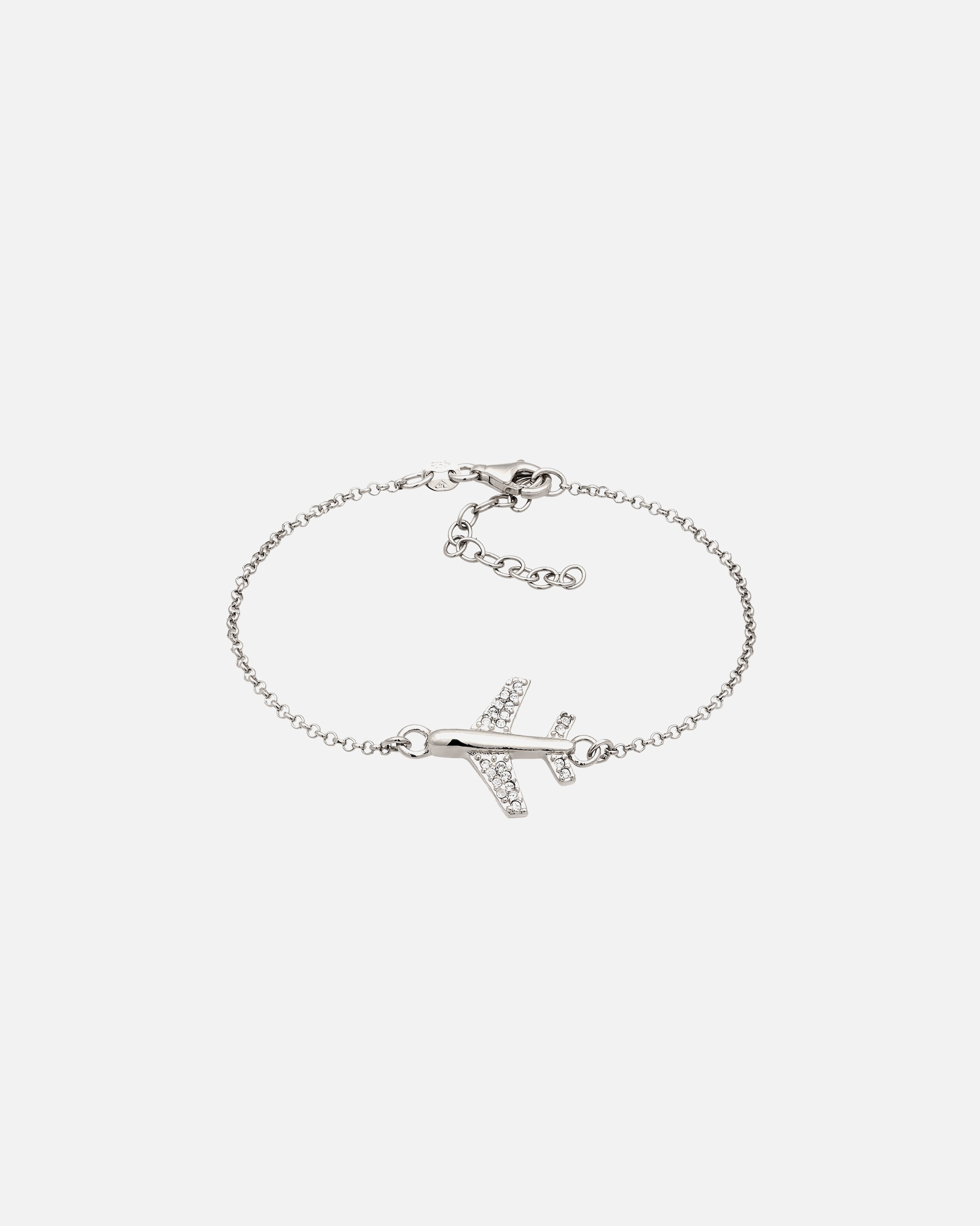 Braccialetto di Femmina Elli Bracciale con Pietre aereo Cristalli di Vetro Bianchi 925 Sterling Silver silberfarben