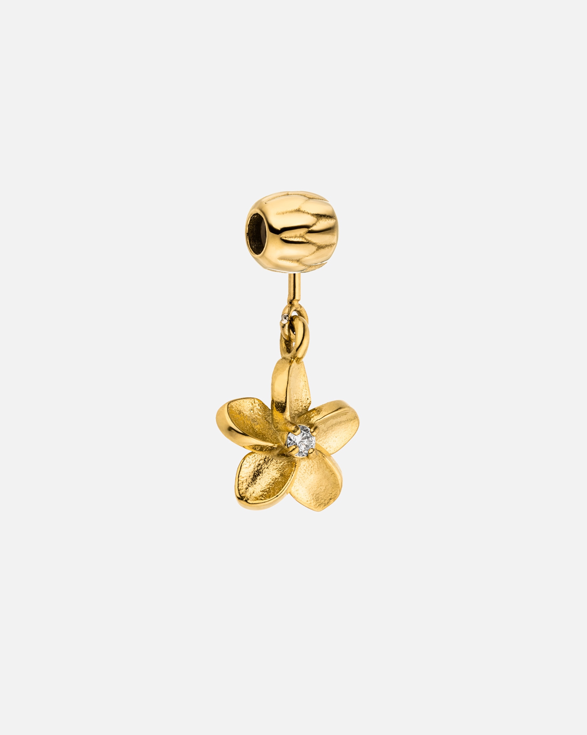 Pendente di Unisex Purelei LEI Plumeria Ciondolo 100% acciaio inossidabile Oro