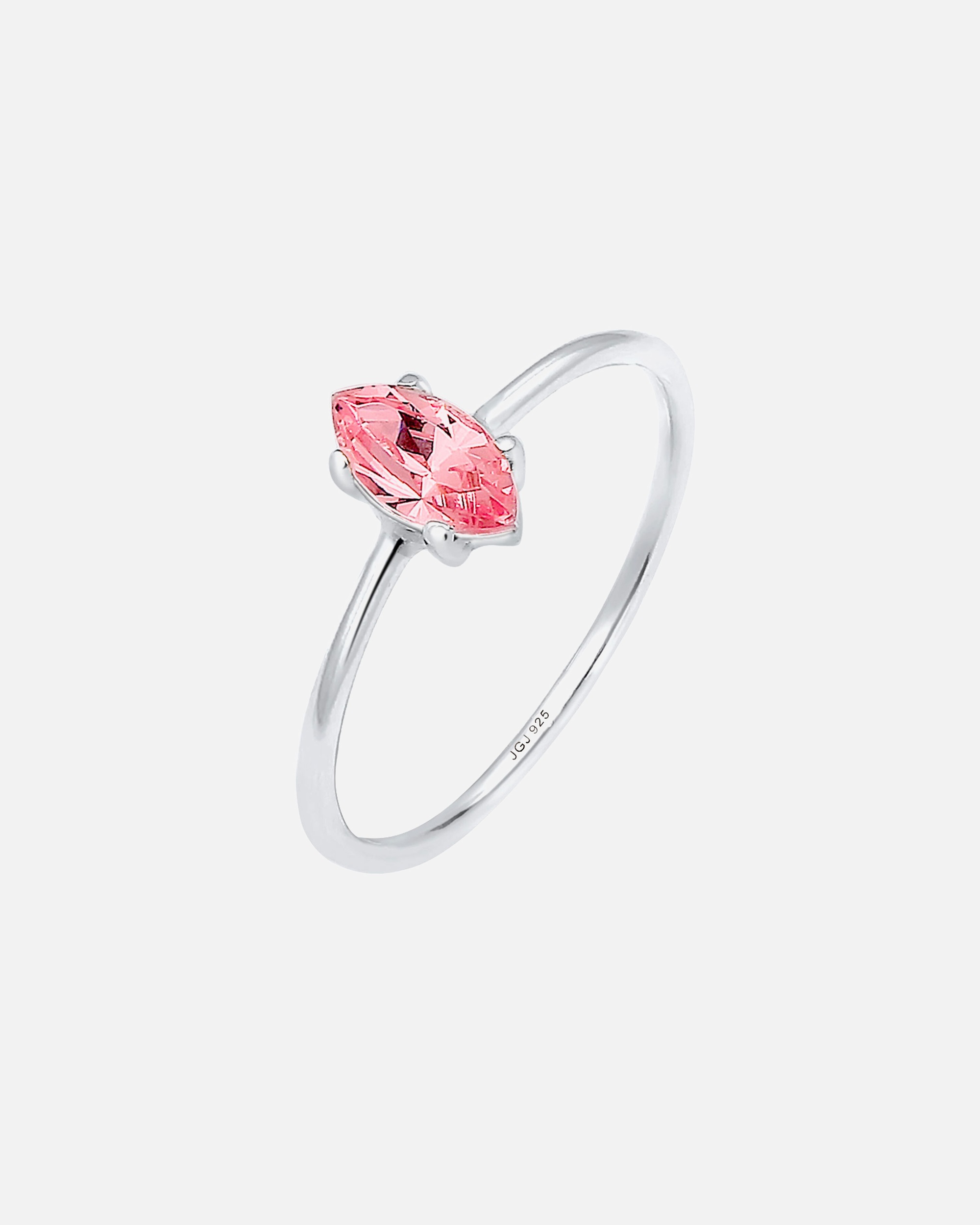 Anello di Femmina Elli Marchesa del fidanzamento femminile con pietra di zirconio in argento sterling 925 54