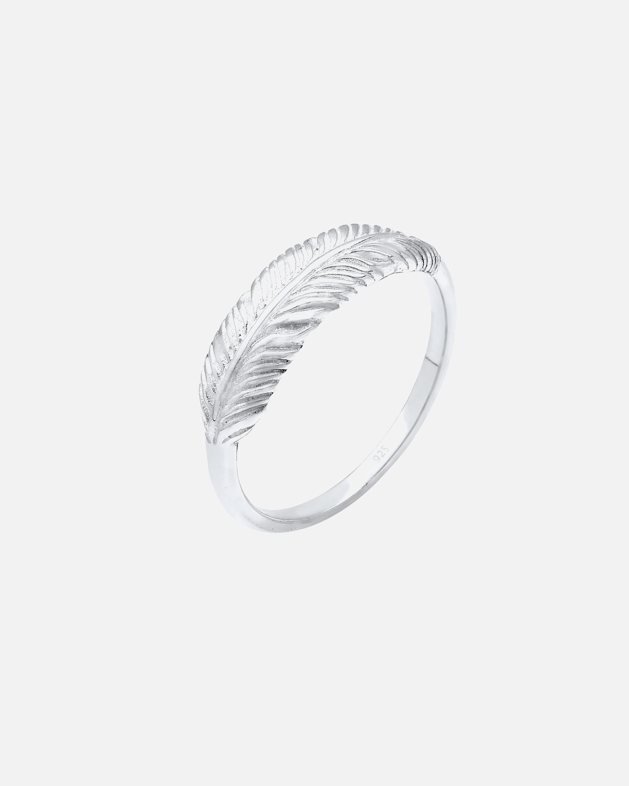 Anello di Femmina Elli Piuma Ala Boho Trend 925 argento sterling 58