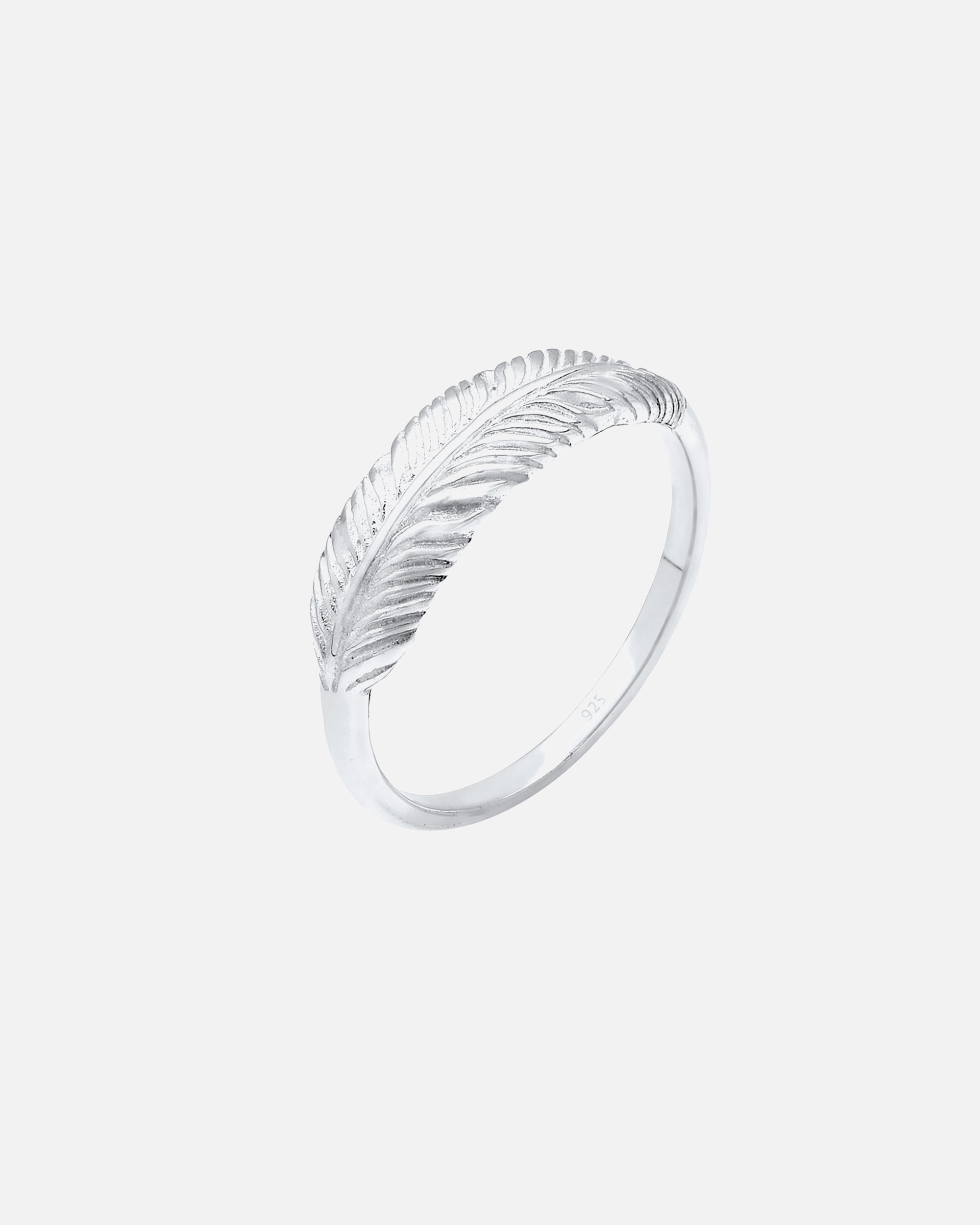 Anello di Femmina Elli Piuma Ala Boho Trend 925 argento sterling 54