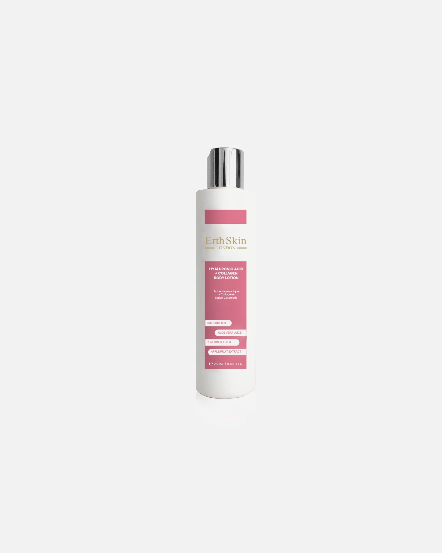 Lozione corpo di Femmina ErthSkin London Lozione corpo all'acido ialuronico + collagene 250ml