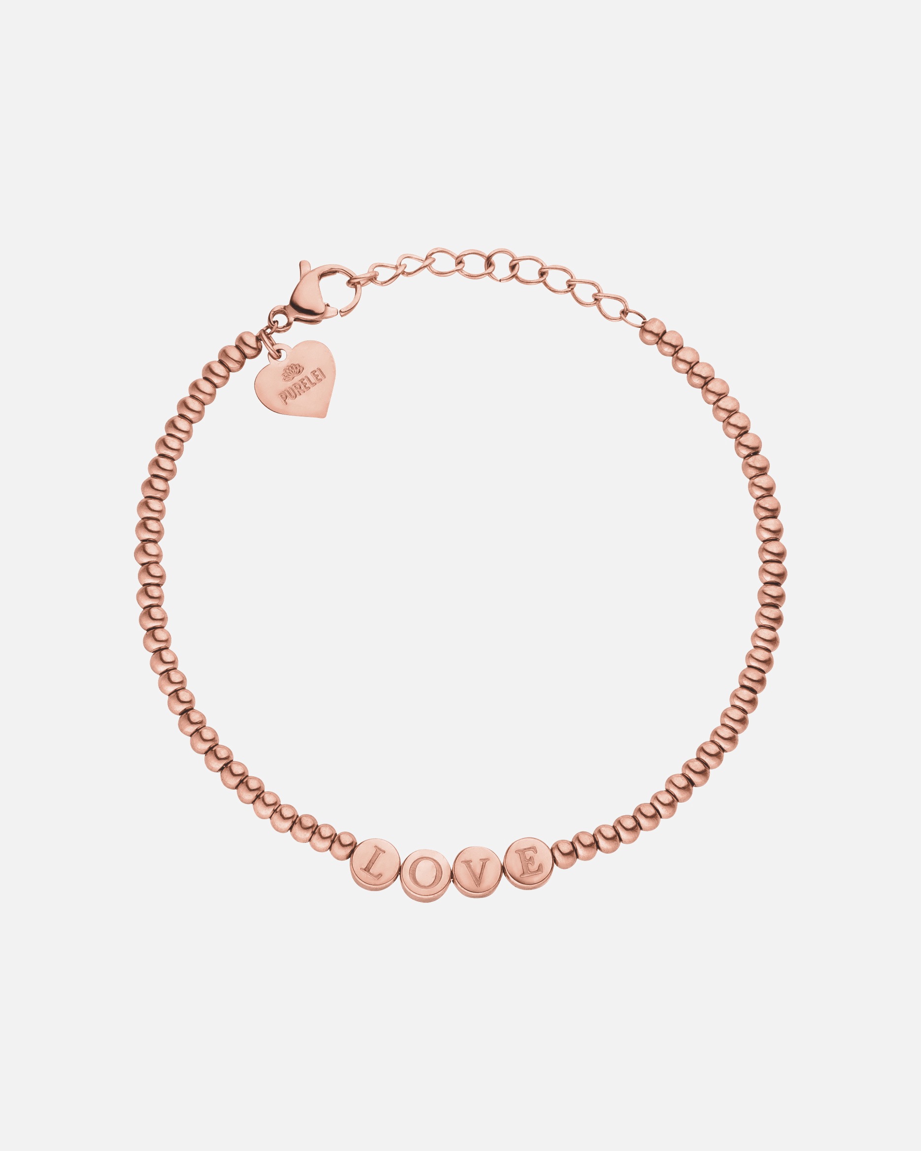 Braccialetto di Femmina Purelei Spread Love Bracciale 100% acciaio inossidabile Oro rosa