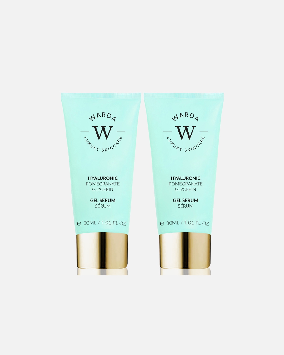 Siero Acido Ialuronico di Femmina WARDA LUXURY SKINCARE Confezione doppia di siero al collagene 1 pezzo
