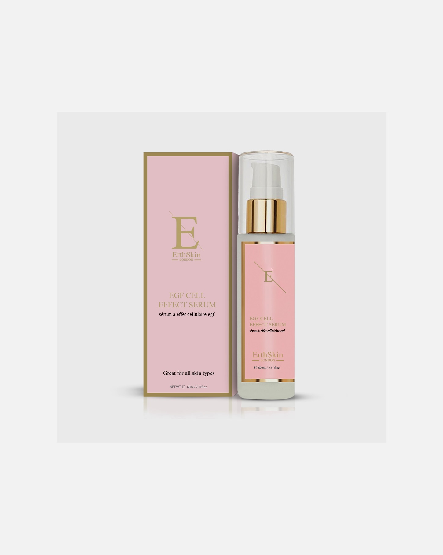 Siero Anti-età di Femmina ErthSkin London Siero EGF Cell Effect 60ml