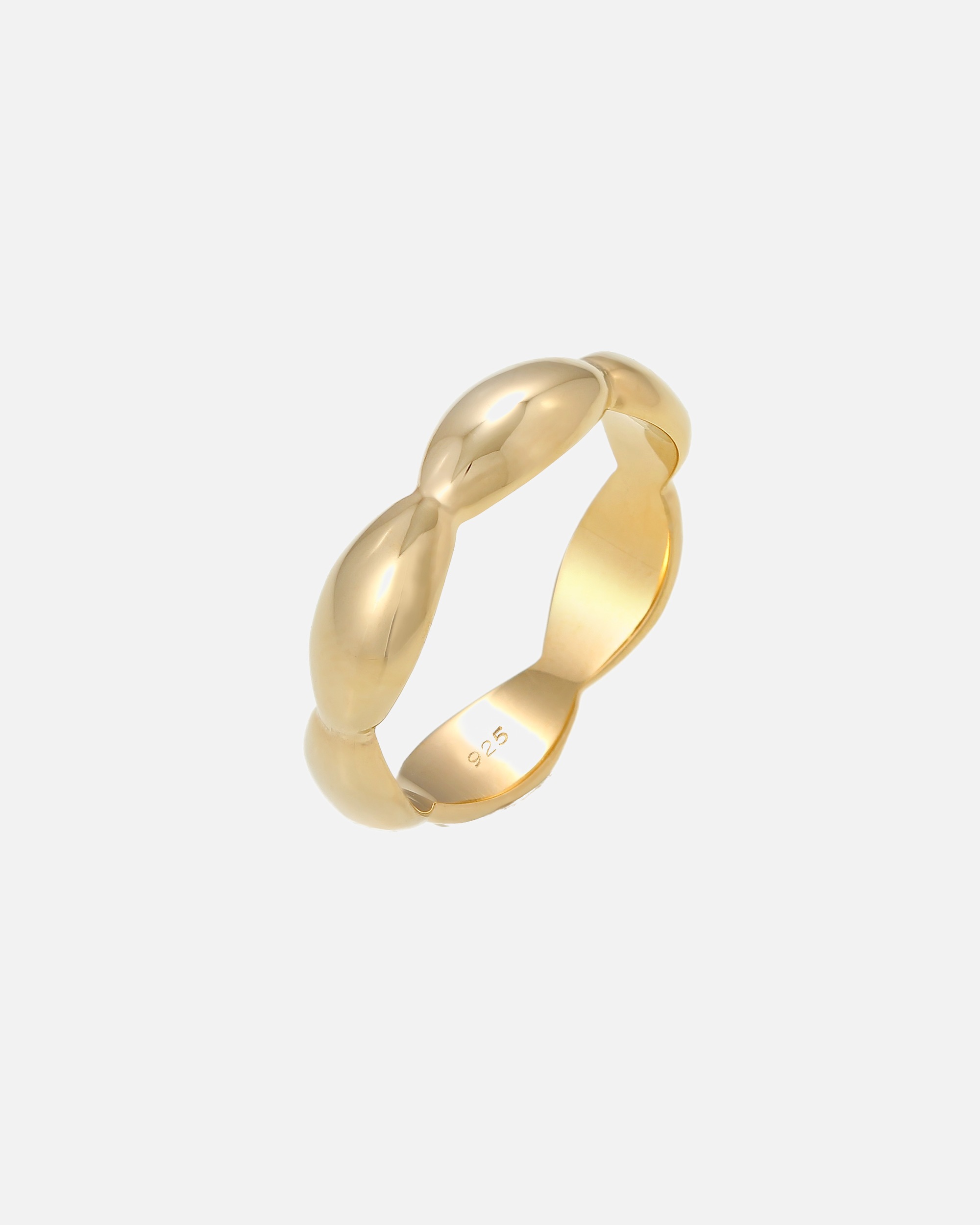 Anello di Femmina Elli Infinito Fascia in Argento Sterling 925 con Cristalli 52