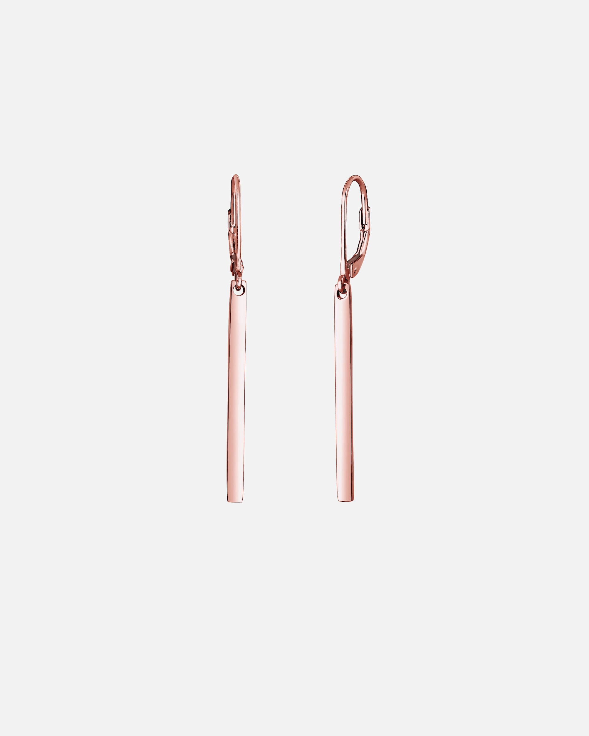 Orecchini di Femmina Elli Orecchini Pendenti Geo Look di Base Tendenza Blogger in Argento Sterling 925 rosefarben