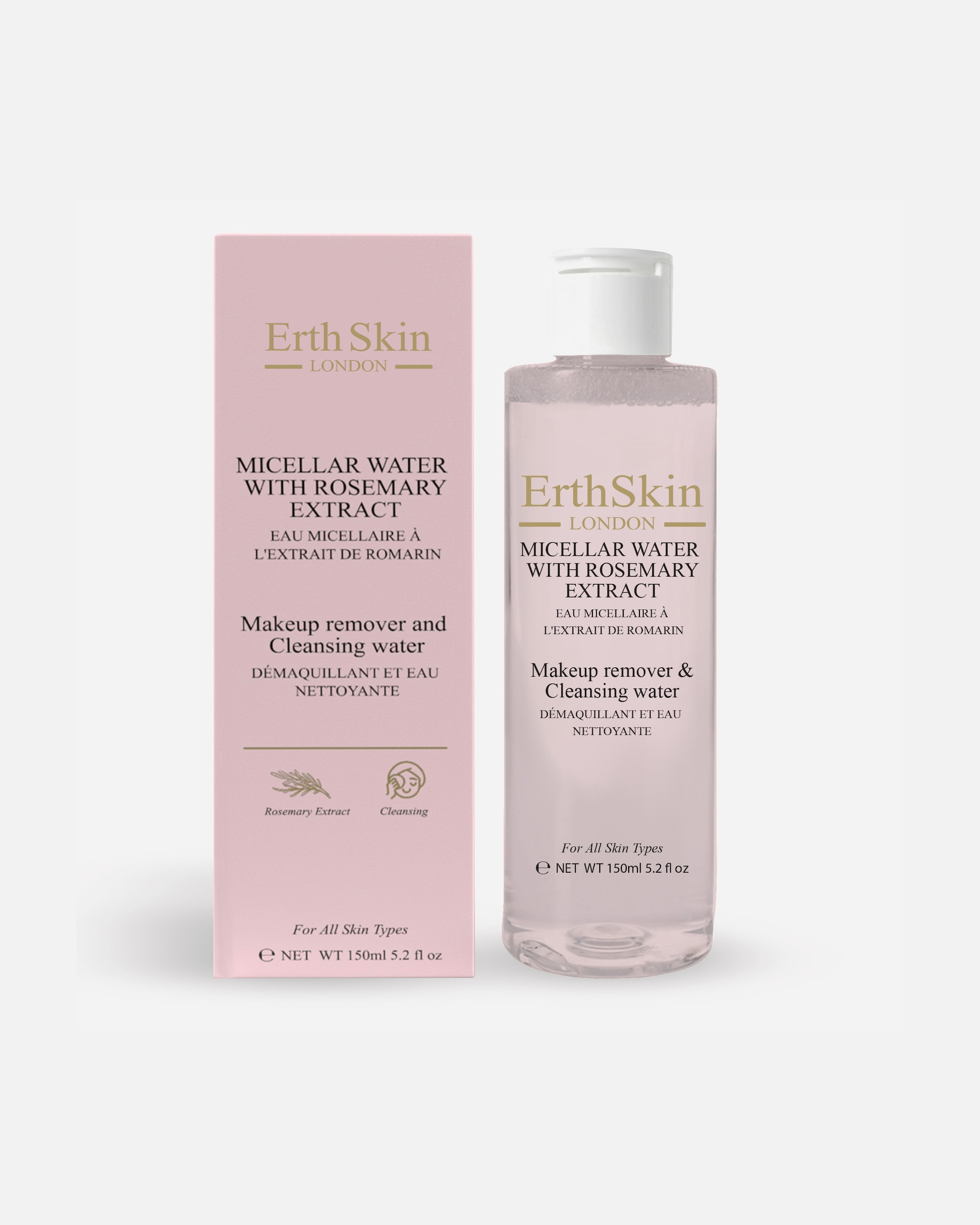 Acqua Micellare di Femmina ErthSkin London Acqua micellare con estratto di rosmarino 150ml