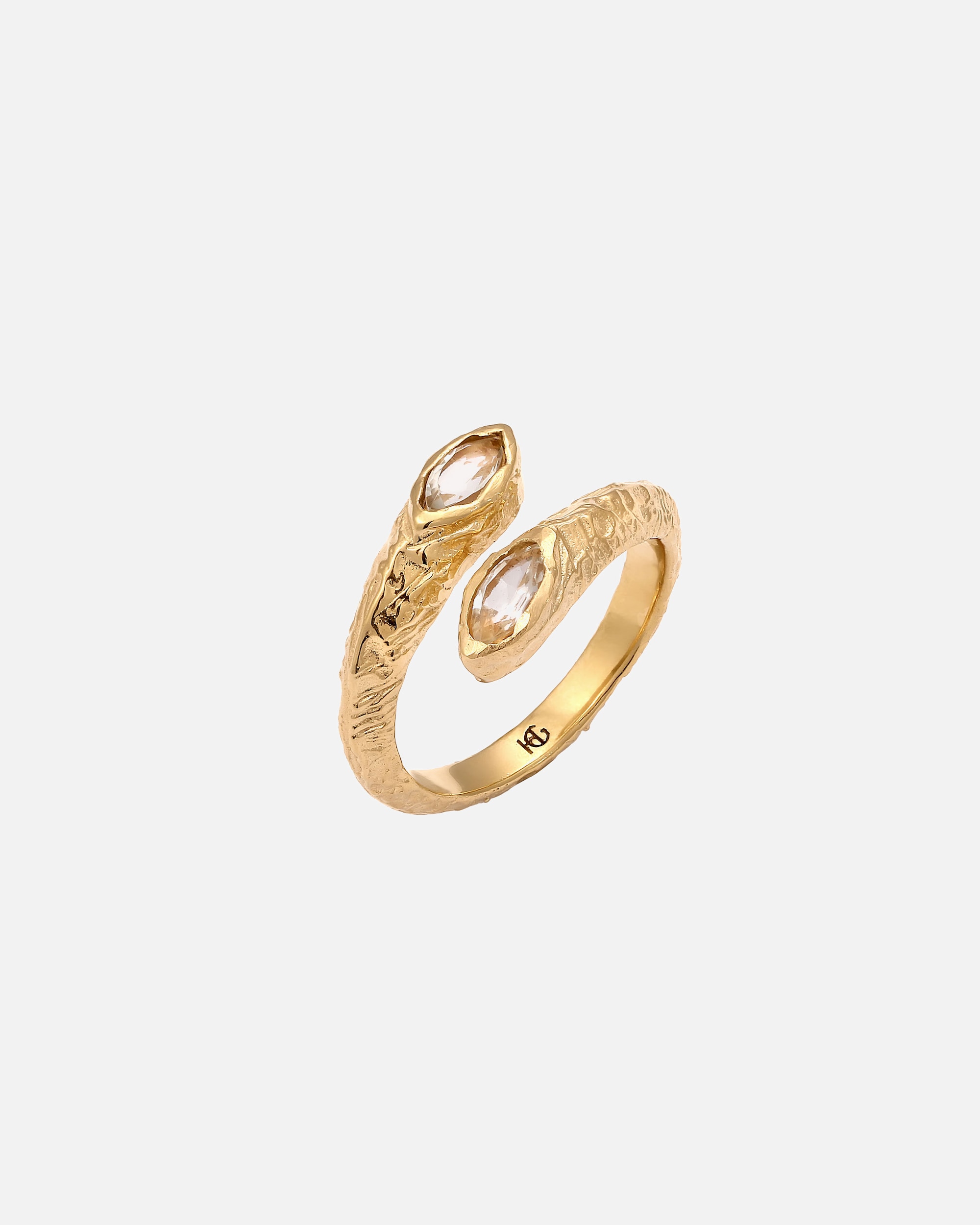Anello di Femmina Haze & Glory Default Brand Line Anello con Pietre Ametista Verde Chiaro 925 Sterling Silver 54