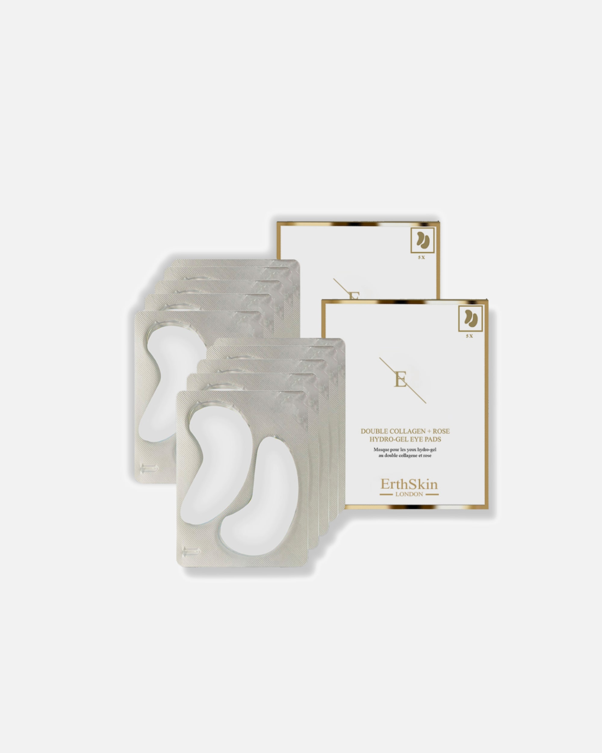 Patch occhi di Femmina ErthSkin London Cerotti oculari al doppio collagene e idrogel alla rosa 1 pezzo