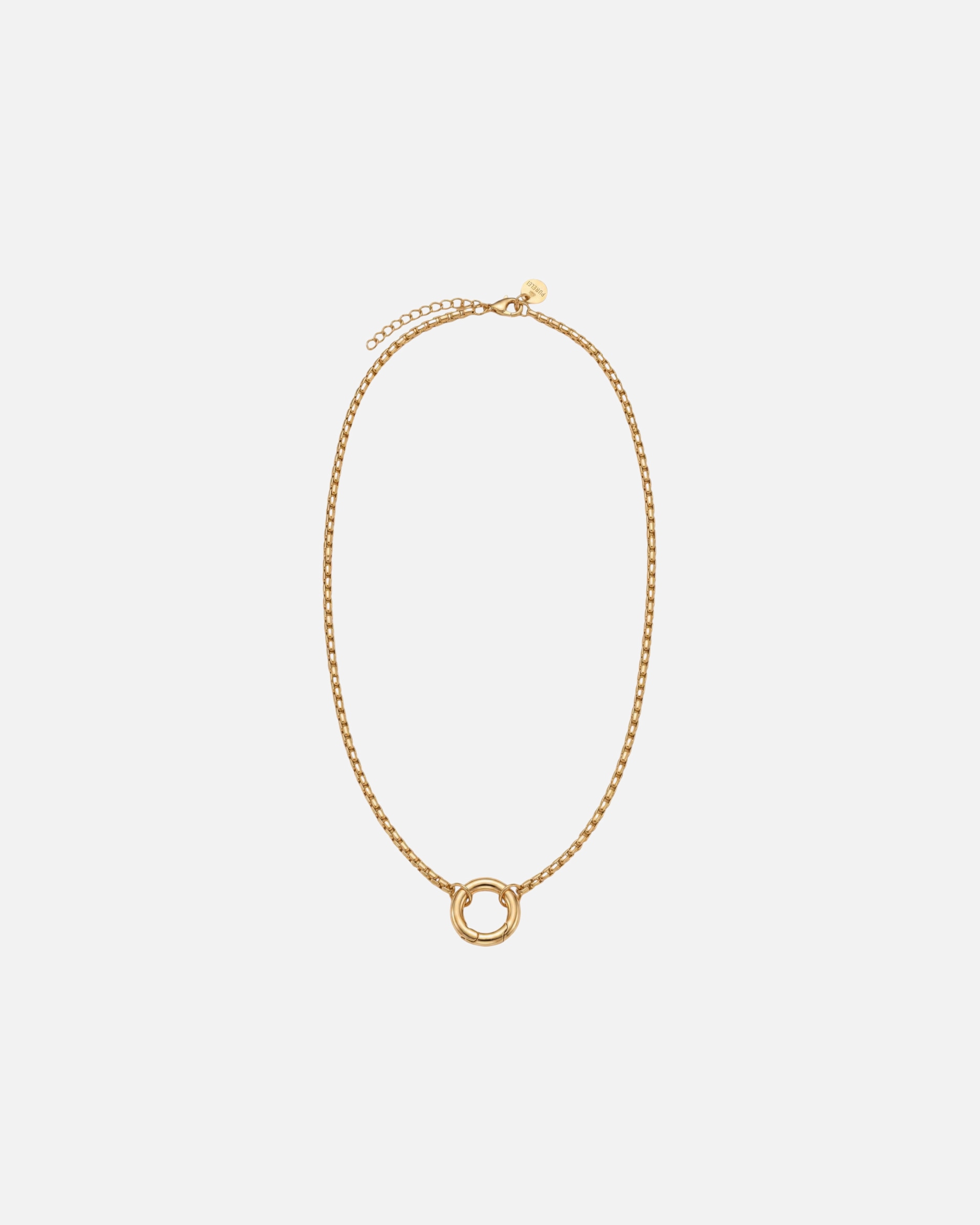 Collana di Unisex Purelei Ressonance Charm Collana 100% acciaio inossidabile Oro
