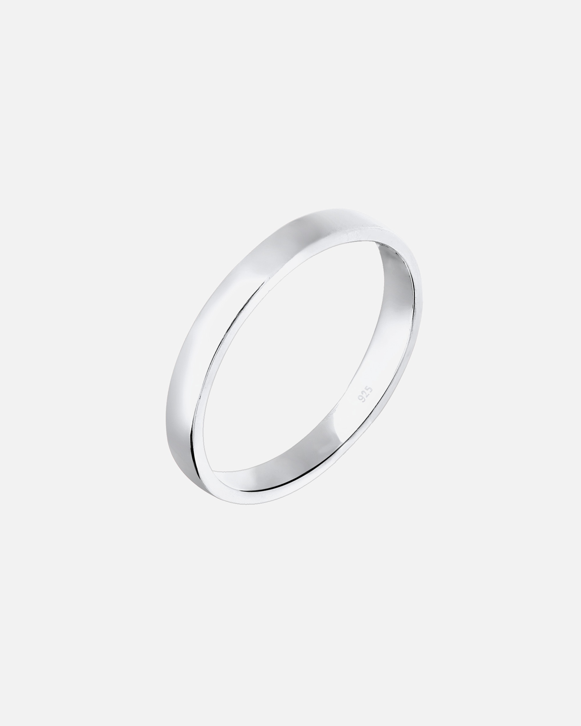 Anello di Femmina Elli Fidanzamento Semplice Elegante in Argento Sterling 925 58