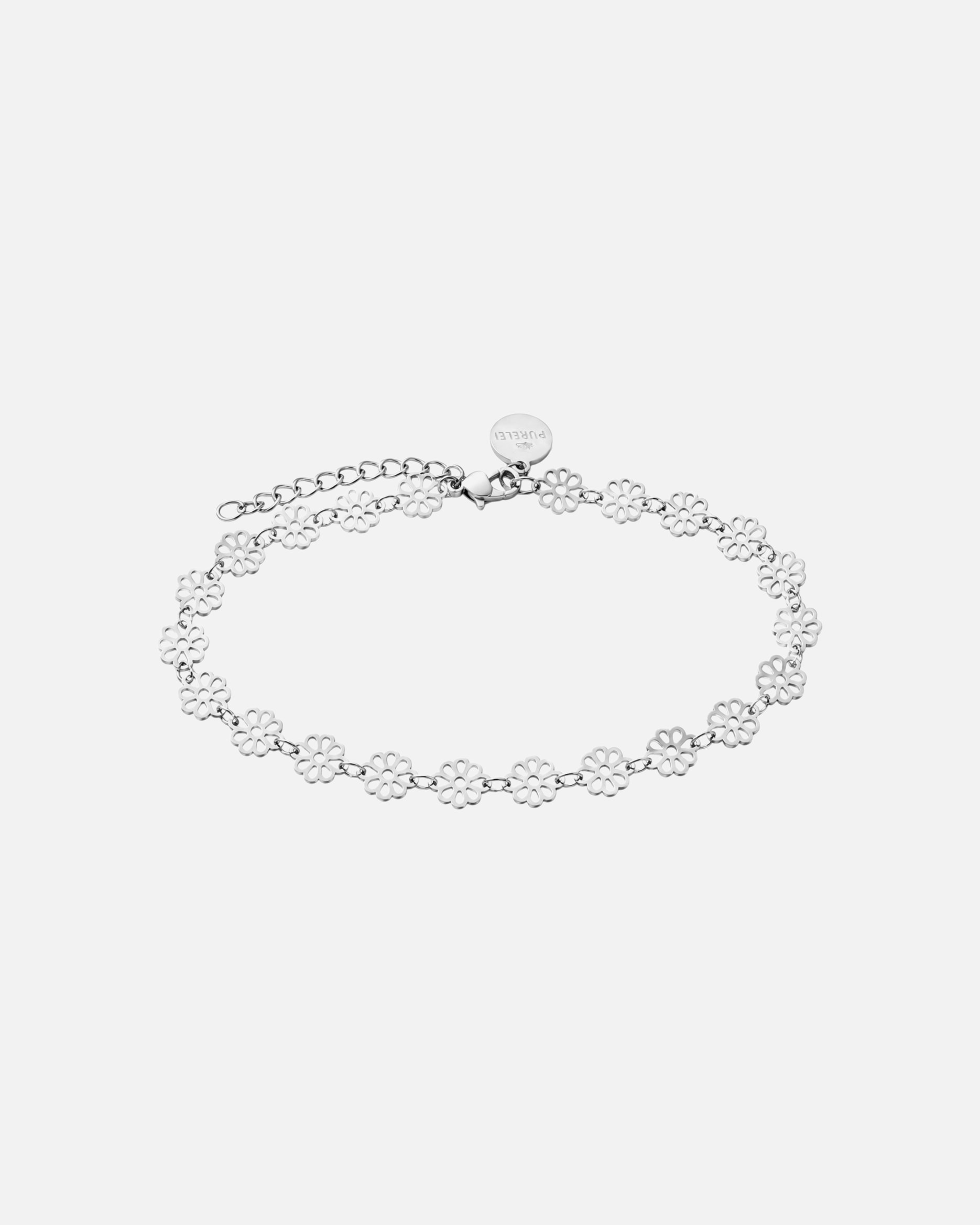 Giolello Piedi di Unisex Purelei Blossom Braccialetto per il piede 100% acciaio inossidabile Argento