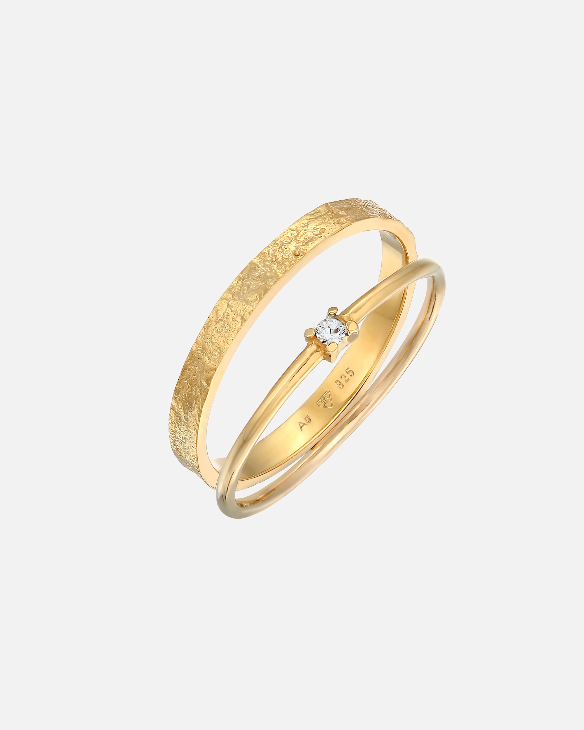 Anello di Femmina Elli Collana Y Minimalista con Sfera in Argento 925 58