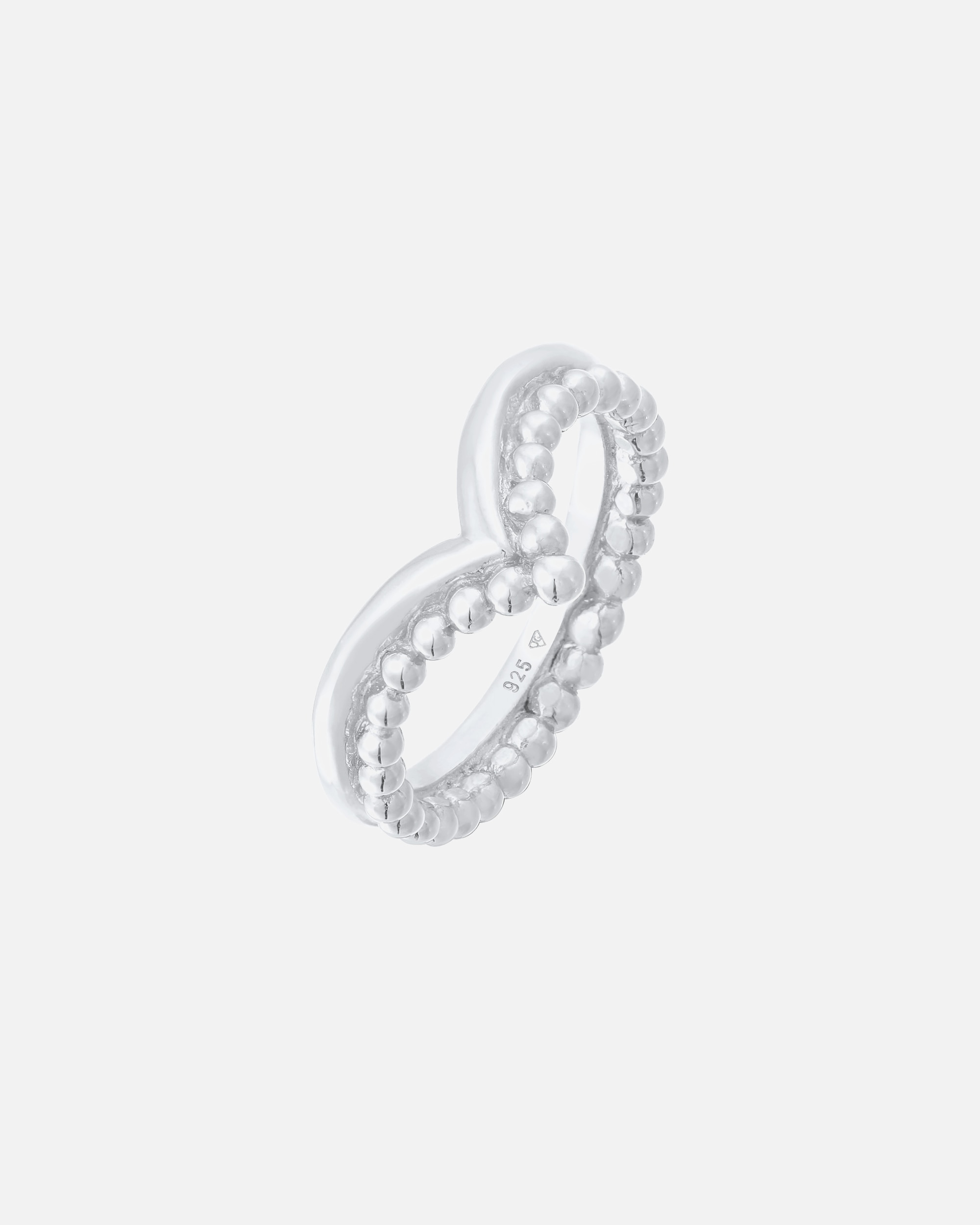 Anello di Femmina Elli Pila con design a sfera in argento sterling 925 54