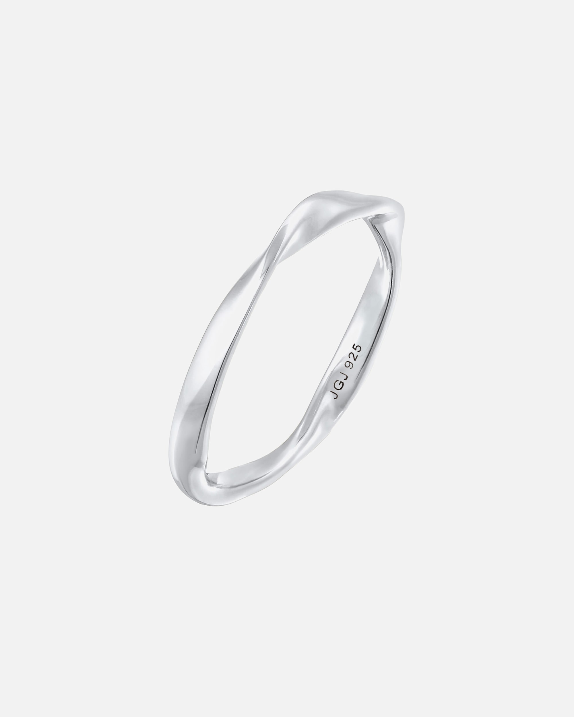 Anello di Femmina Elli Orecchini a Cerchio con Perle e Corda Elegante in Argento 925 52