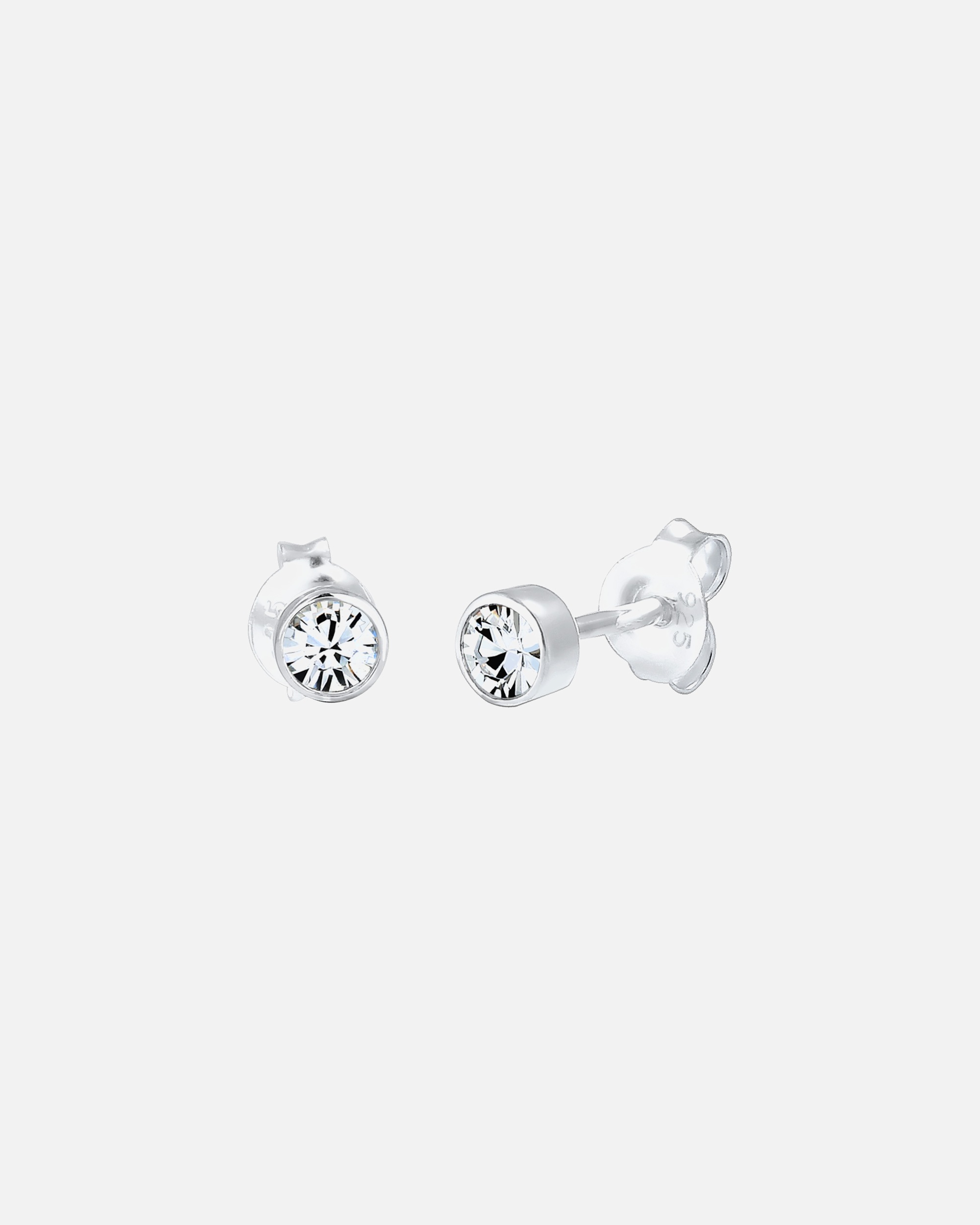 Orecchini di Femmina Elli Orecchini a Perno di Base con cristalli in Argento Sterling 925 silberfarben