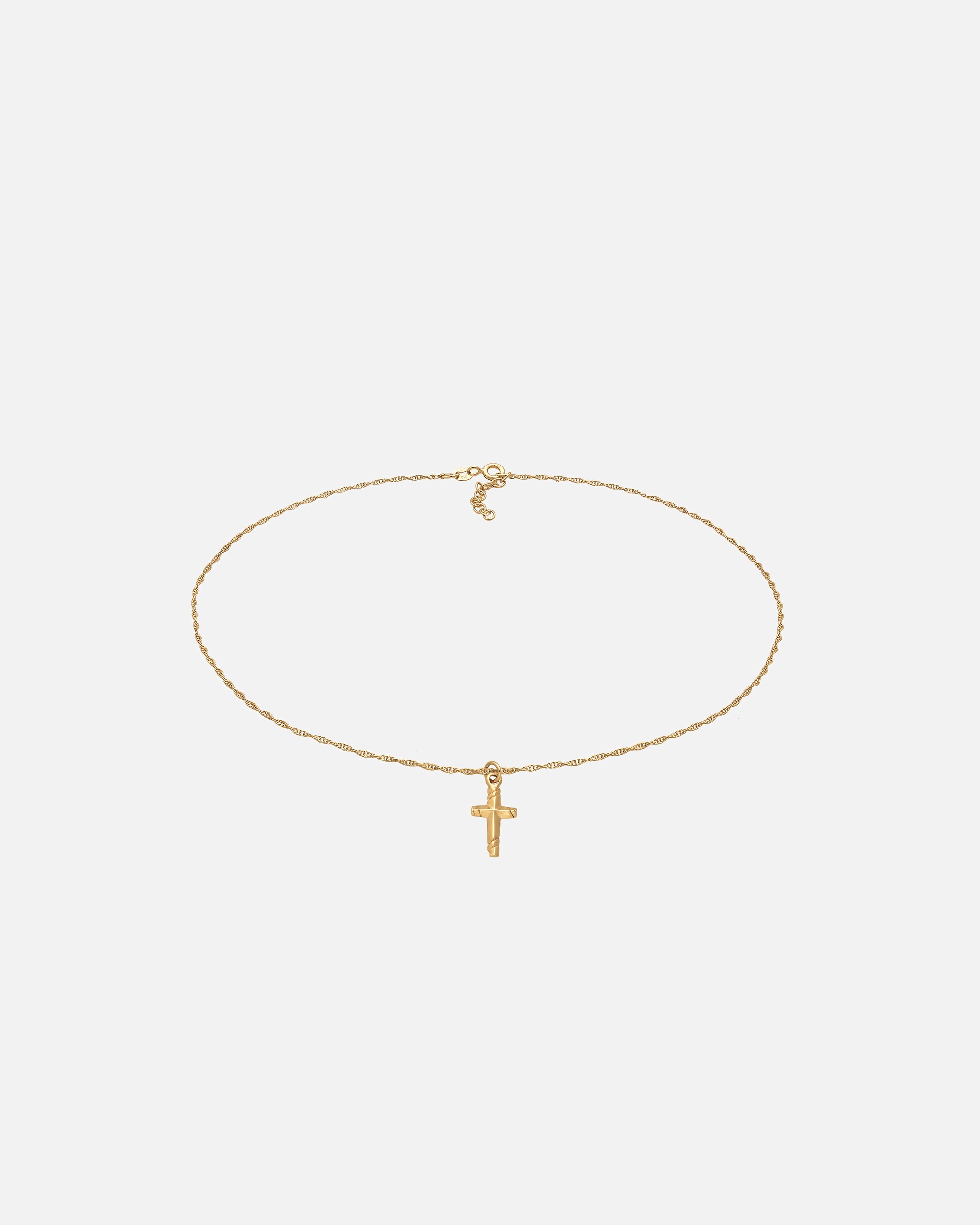 Collana di Femmina Elli Girocollo a croce moderno in argento sterling 925 goldfarben