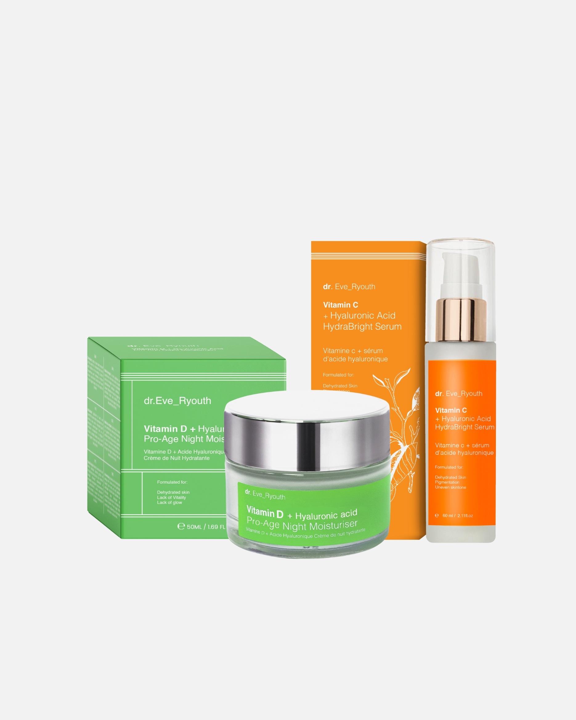 di Femmina Dr. Eve_Ryouth Set idratante illuminante con vitamina C e D 1 Stück