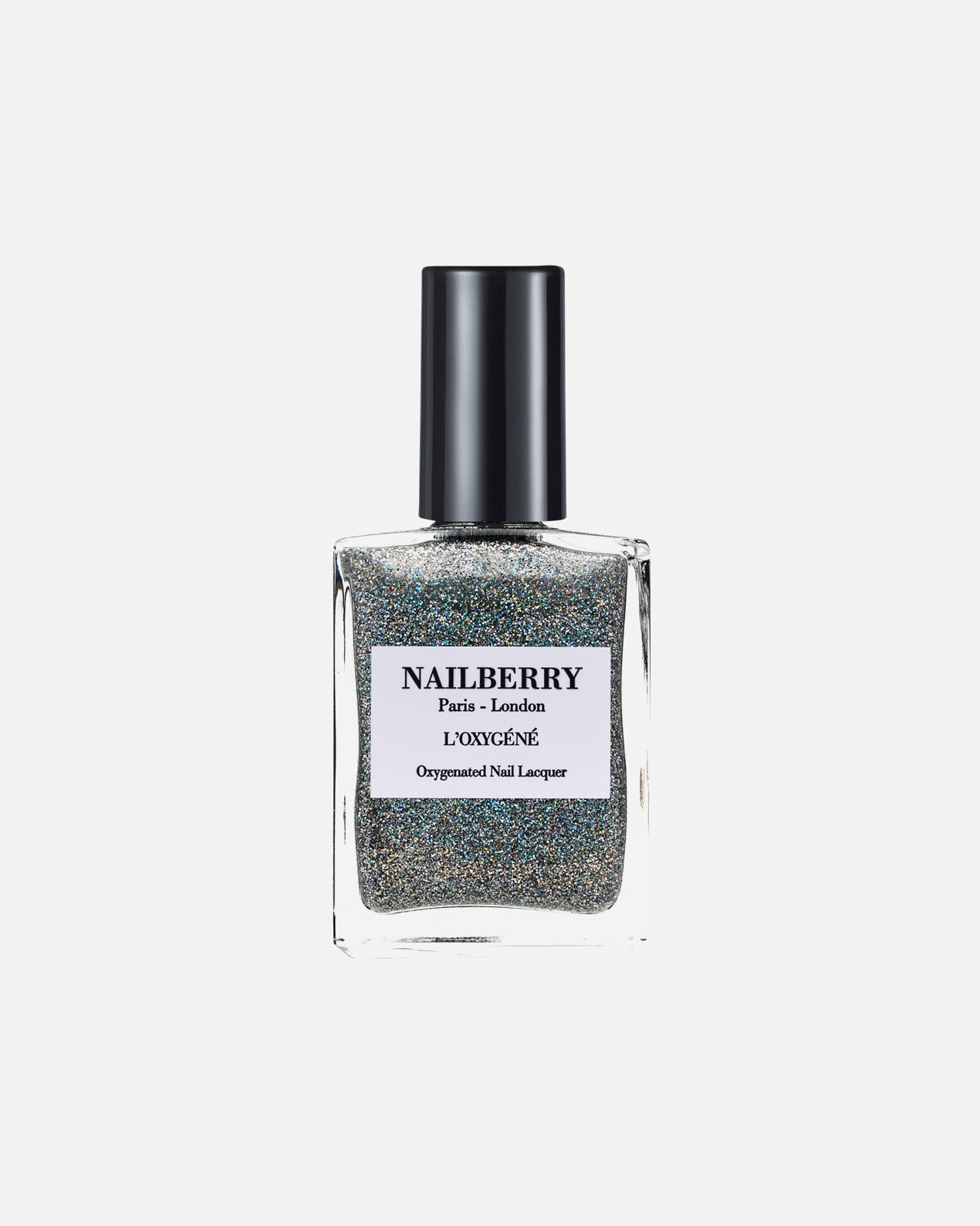 Smalto per unghie di Femmina L'Oxygéné Lacca per unghie ossigenata Top coat glitterato fine