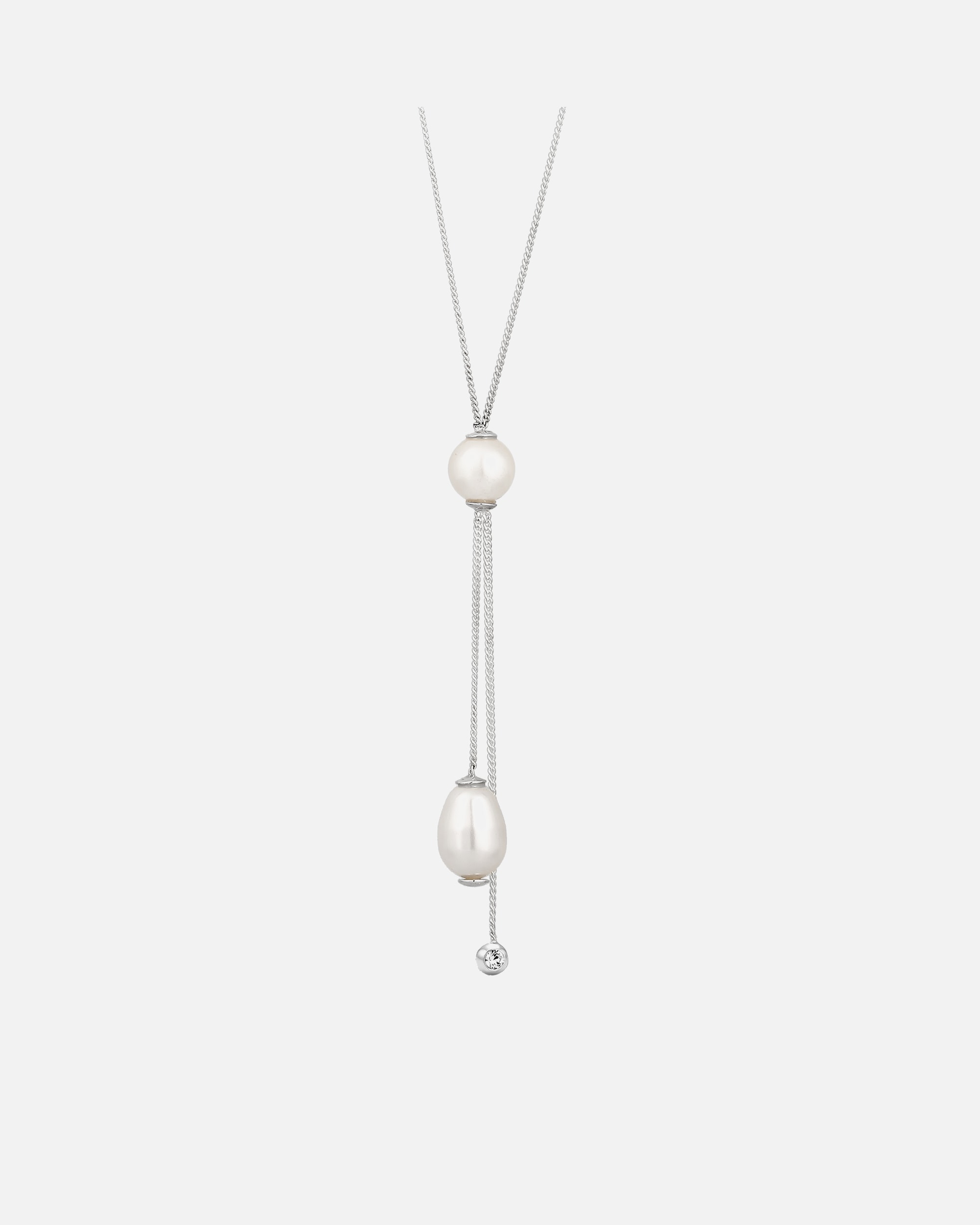Collana di Femmina Elli Collana-Y con perle Perla sintetica Perla sintetica Bianco 925 Sterling Silver 50