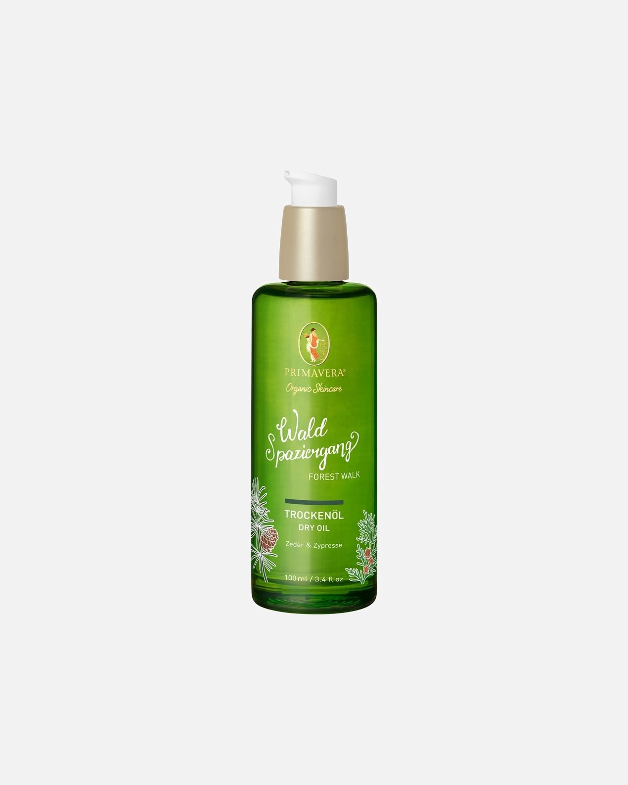 Olio corpo di Femmina Passeggiata nella foresta Olio di essiccazione 100 ml