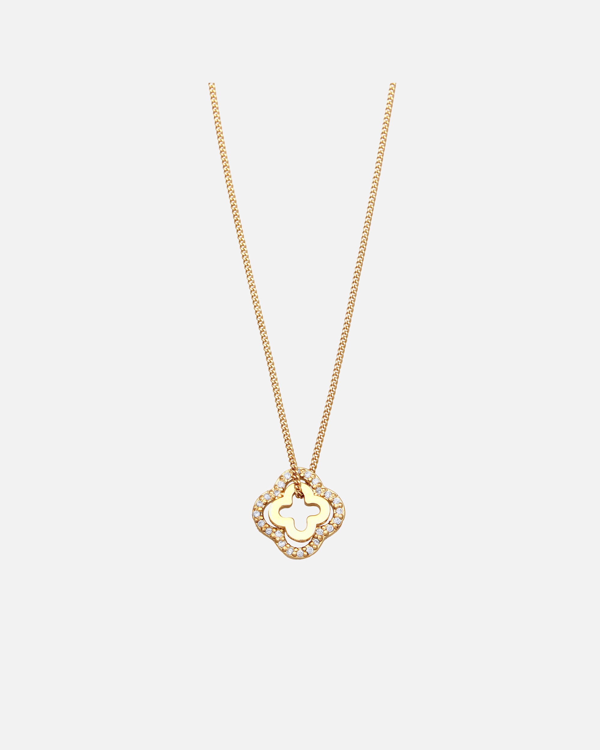 Collana di Femmina Elli Collana corta con pietra Zirconia Bianco 925 Sterling Silver 45