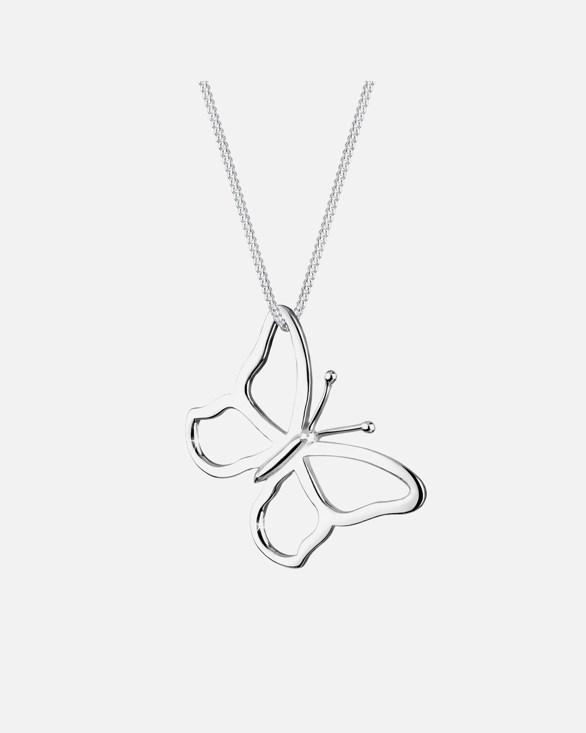 Collana di Femmina Elli Ciondolo farfalla di base in Argento Sterling 925 50