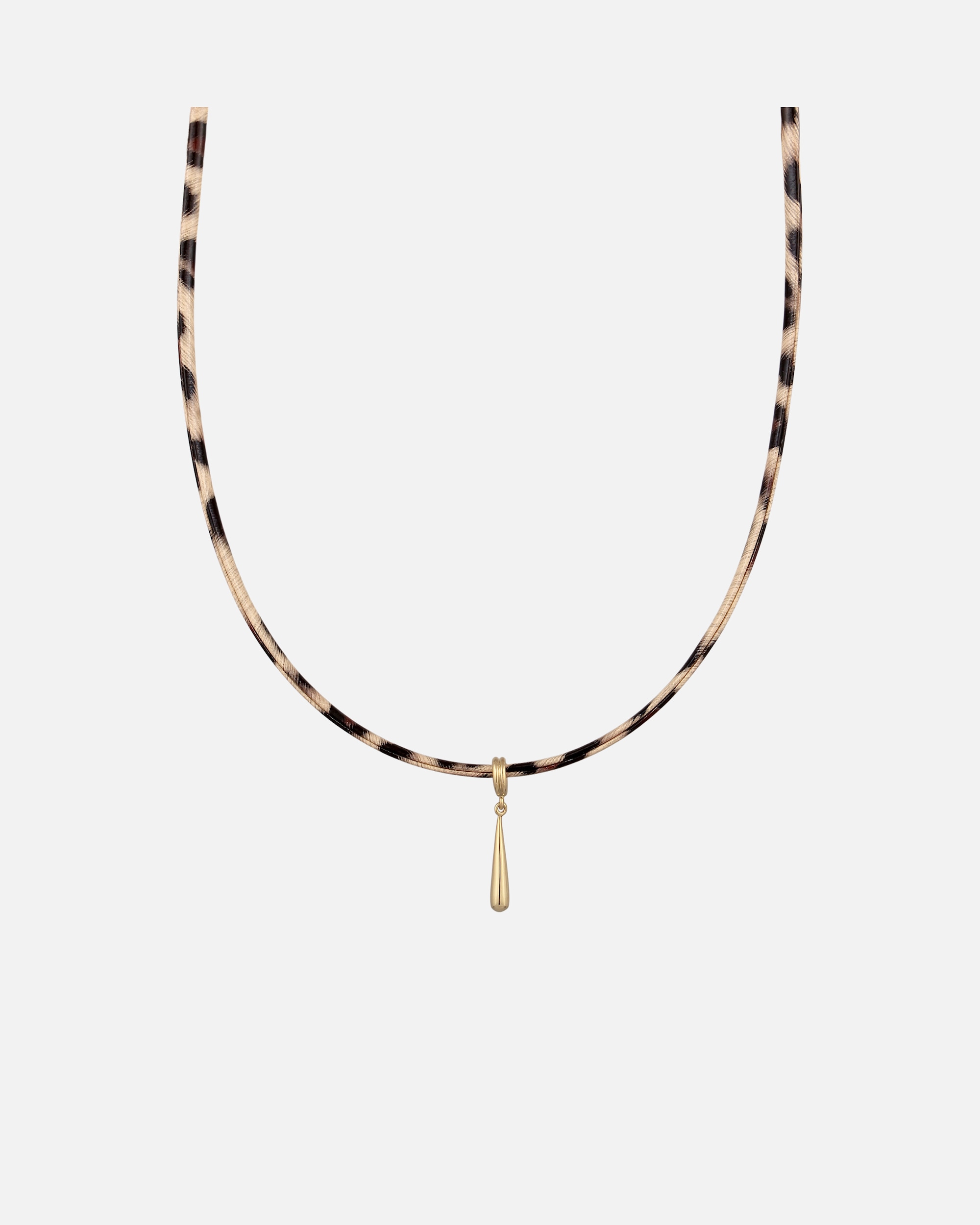Collana di Femmina Elli Collana Choker con pendente Pelle 925 Sterling Silver Gold-plated 32