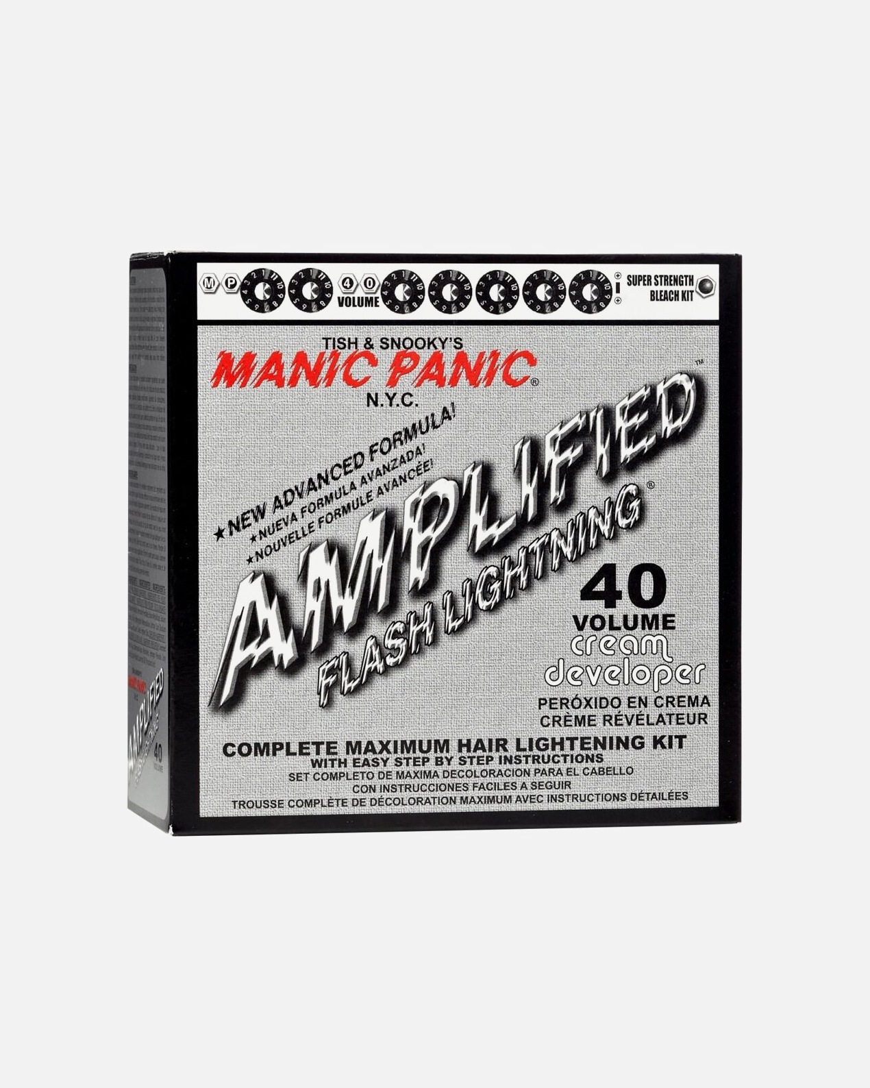 Illuminante e Schiarente di Unisex Manic Panic Flash Lightning Bleach Kit 40 Volume 1 pz.