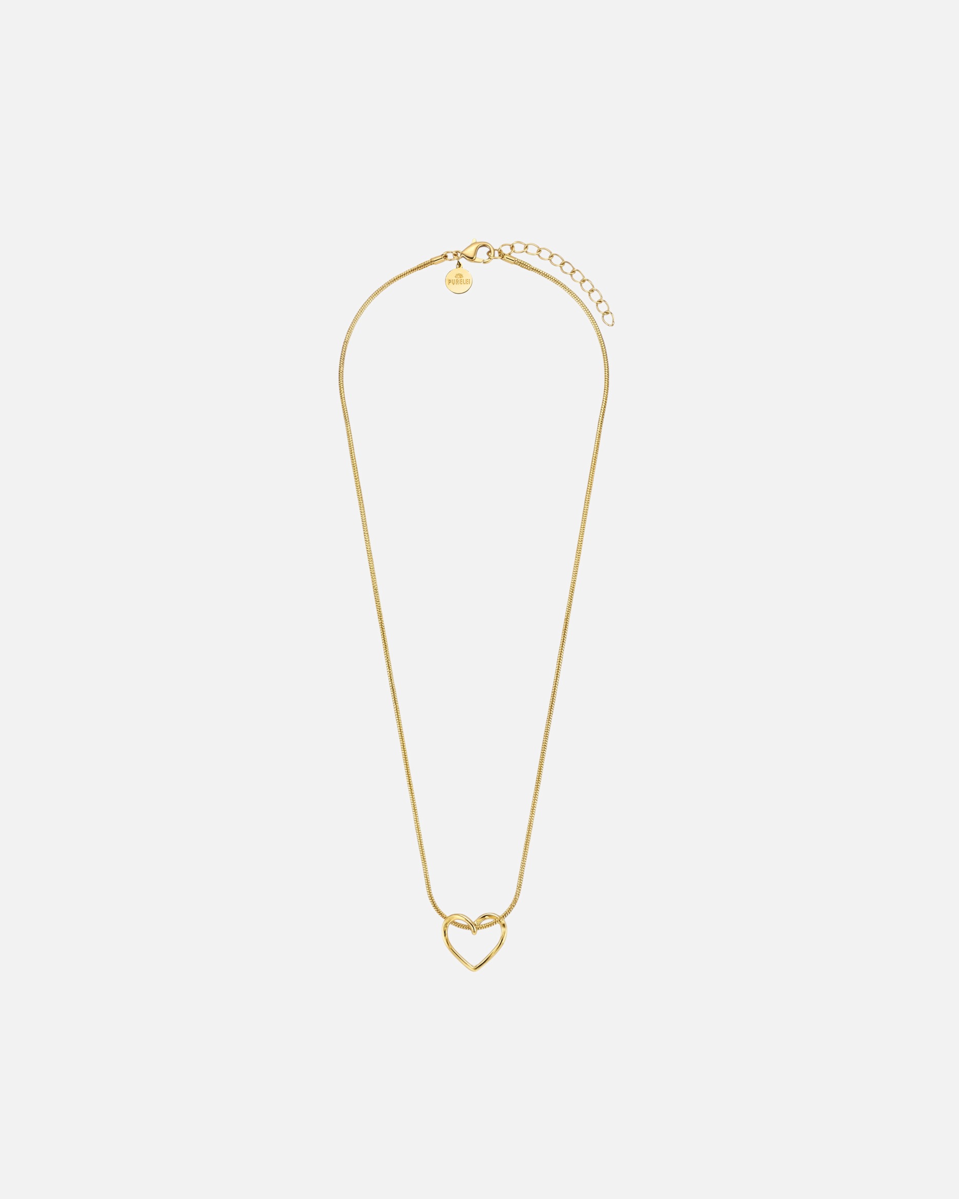 Collana di Unisex Purelei Hearts Of Love Collana 100% acciaio inossidabile Oro