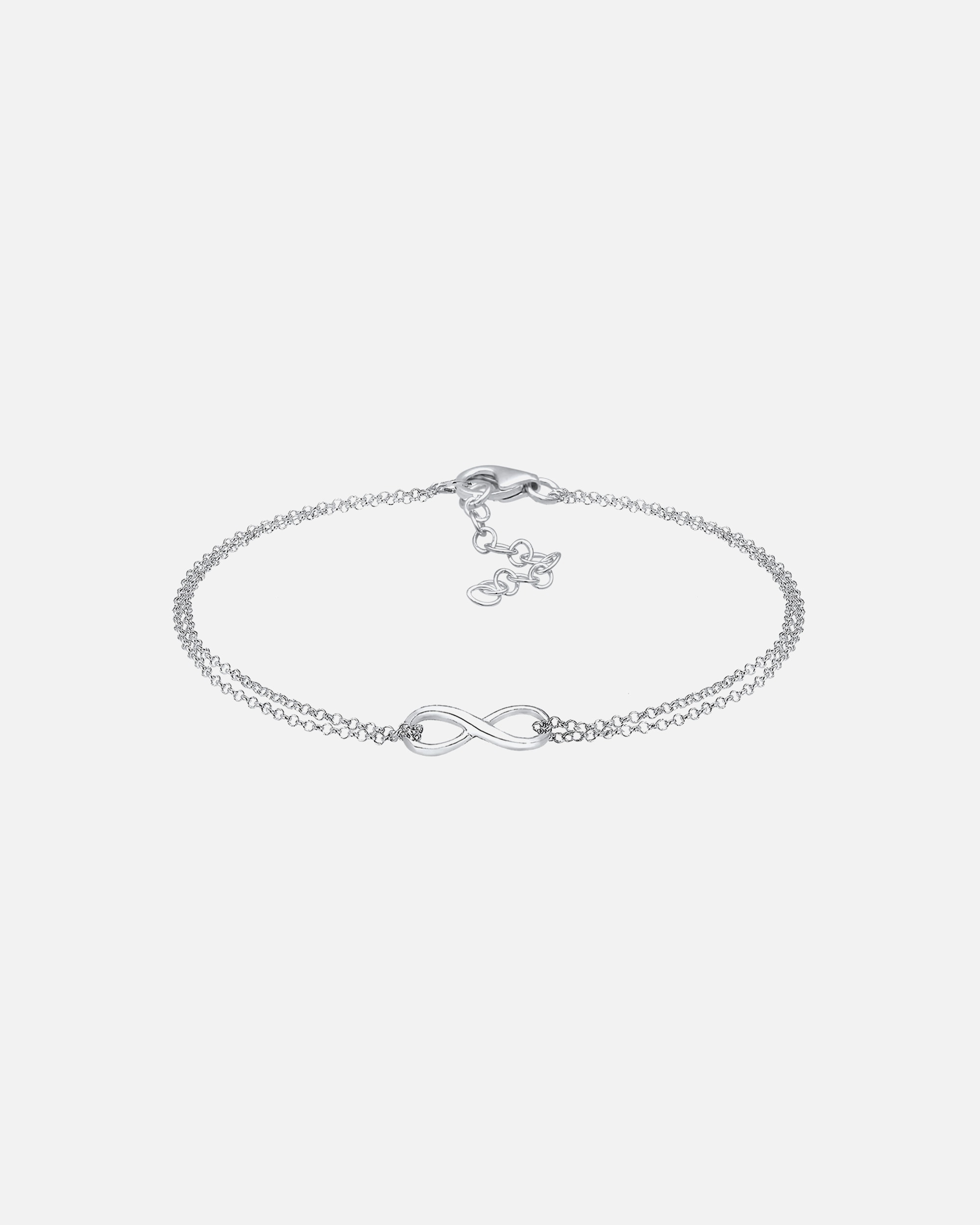 Braccialetto di Femmina Elli Infinito Tendenza Simbolo in Argento Sterling 925 18