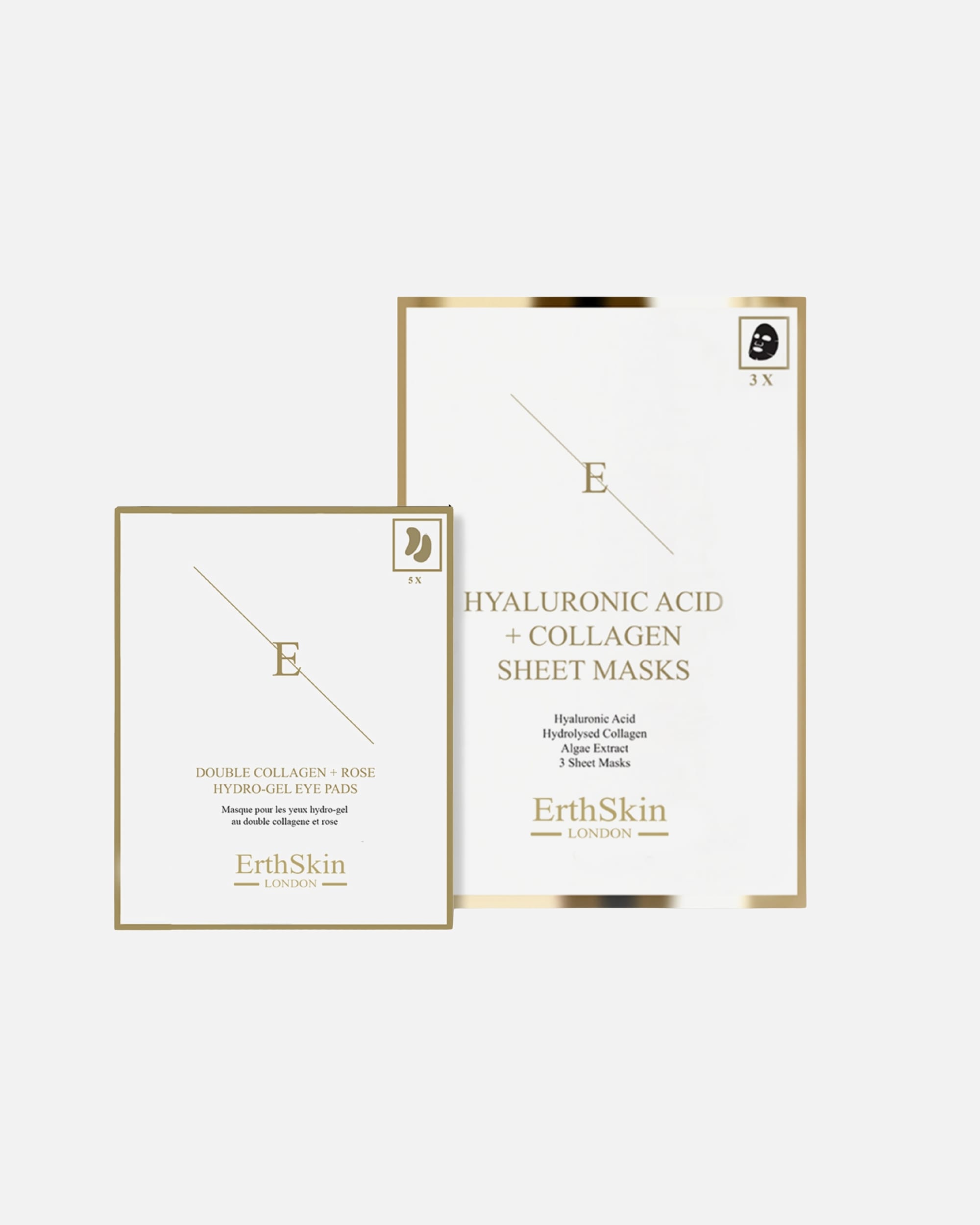 Set cura del viso di Femmina ErthSkin London Set per la cura degli occhi al doppio collagene 1 pezzo