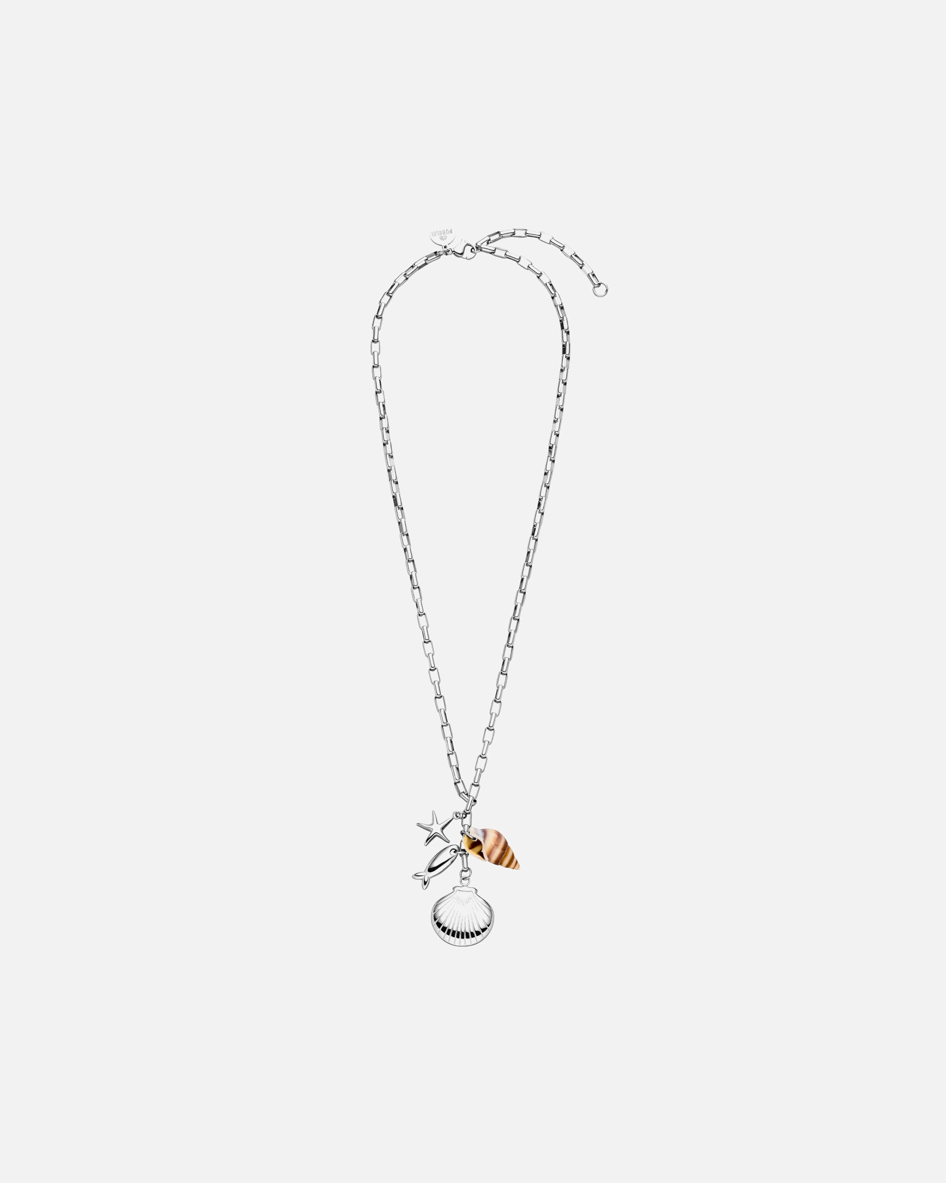 Collana di Unisex Purelei Ocean Crush Collana 100% acciaio inossidabile Argento