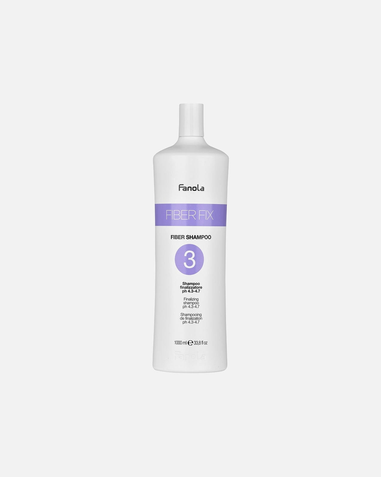 Shampoo capelli di Femmina Fanola Fiber Fix 3 Shampoo alle fibre 1.000 ml